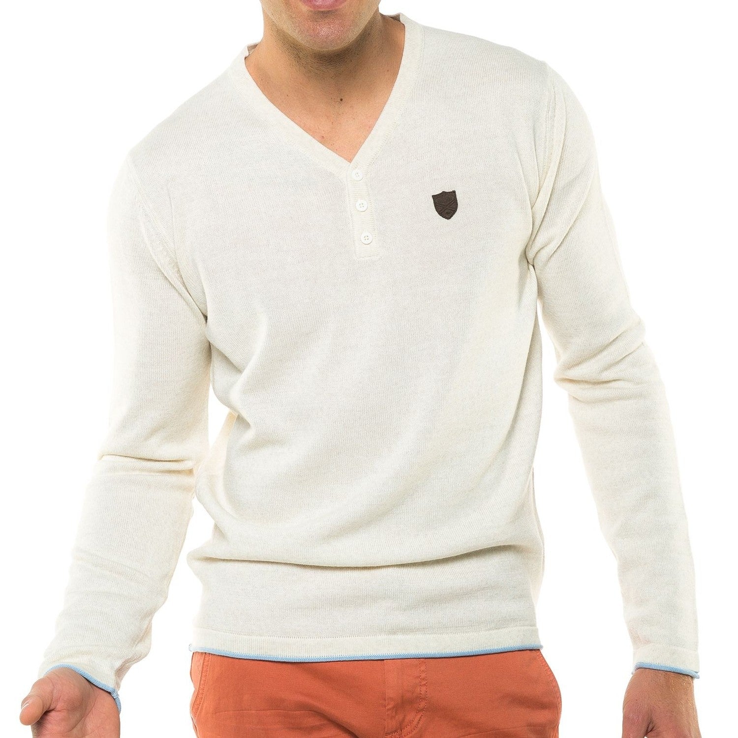 Pull col tunisien laine