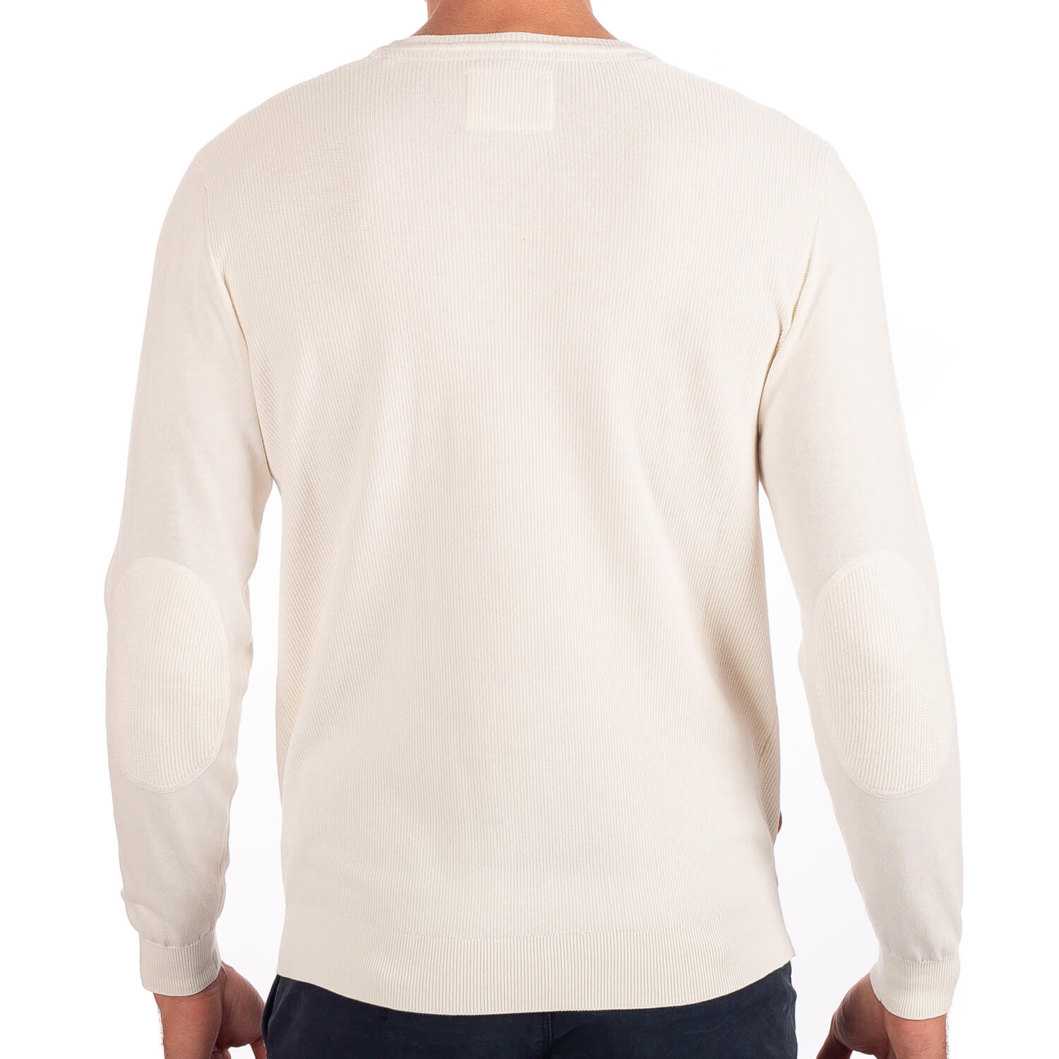 Pull col V nid d'abeille
