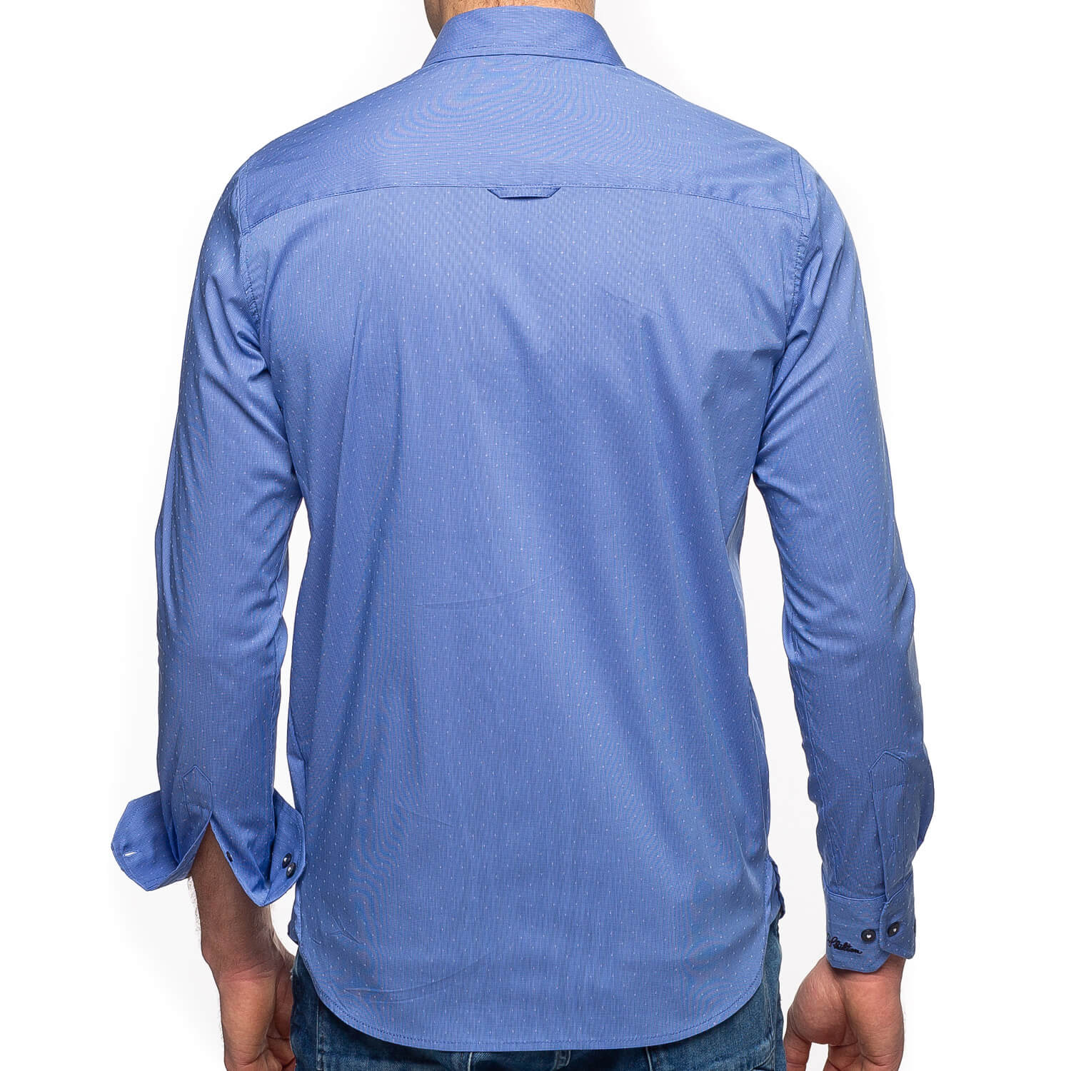 Chemise à petits carreaux