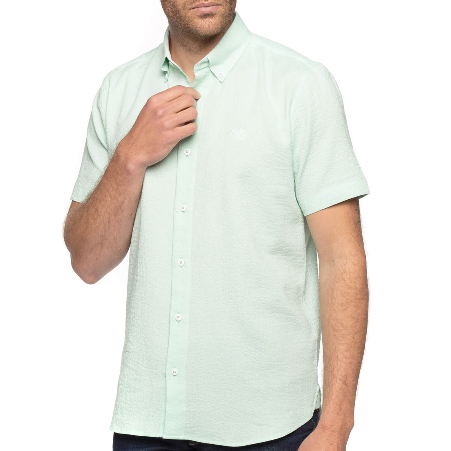 Chemise tissu gaufré