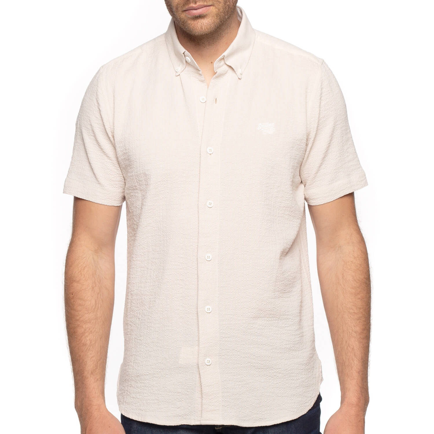 Chemise tissu gaufré