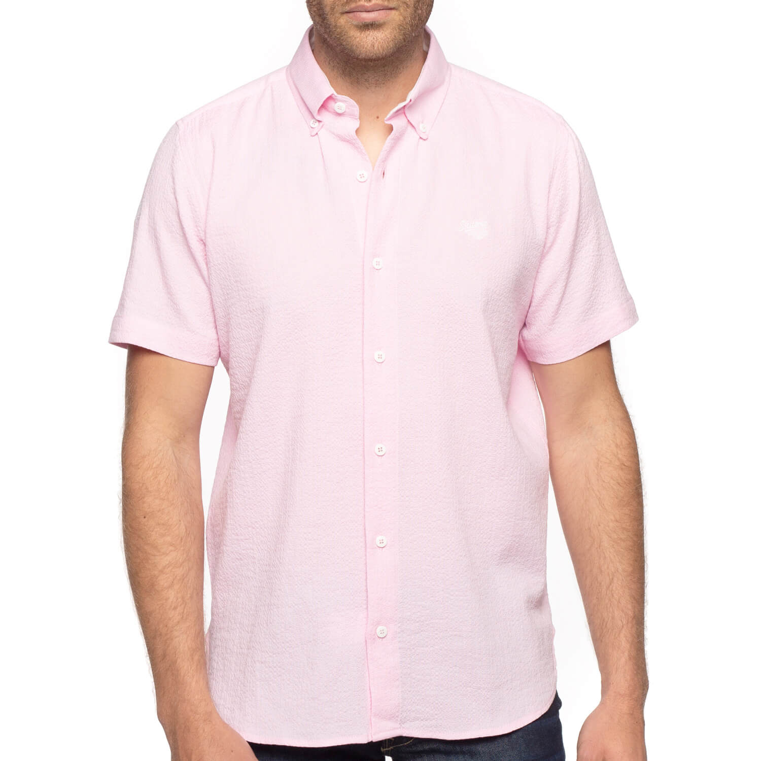 Chemise tissu gaufré