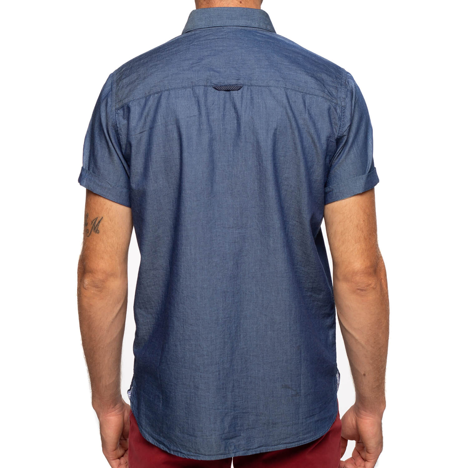 Chemise aspect denim