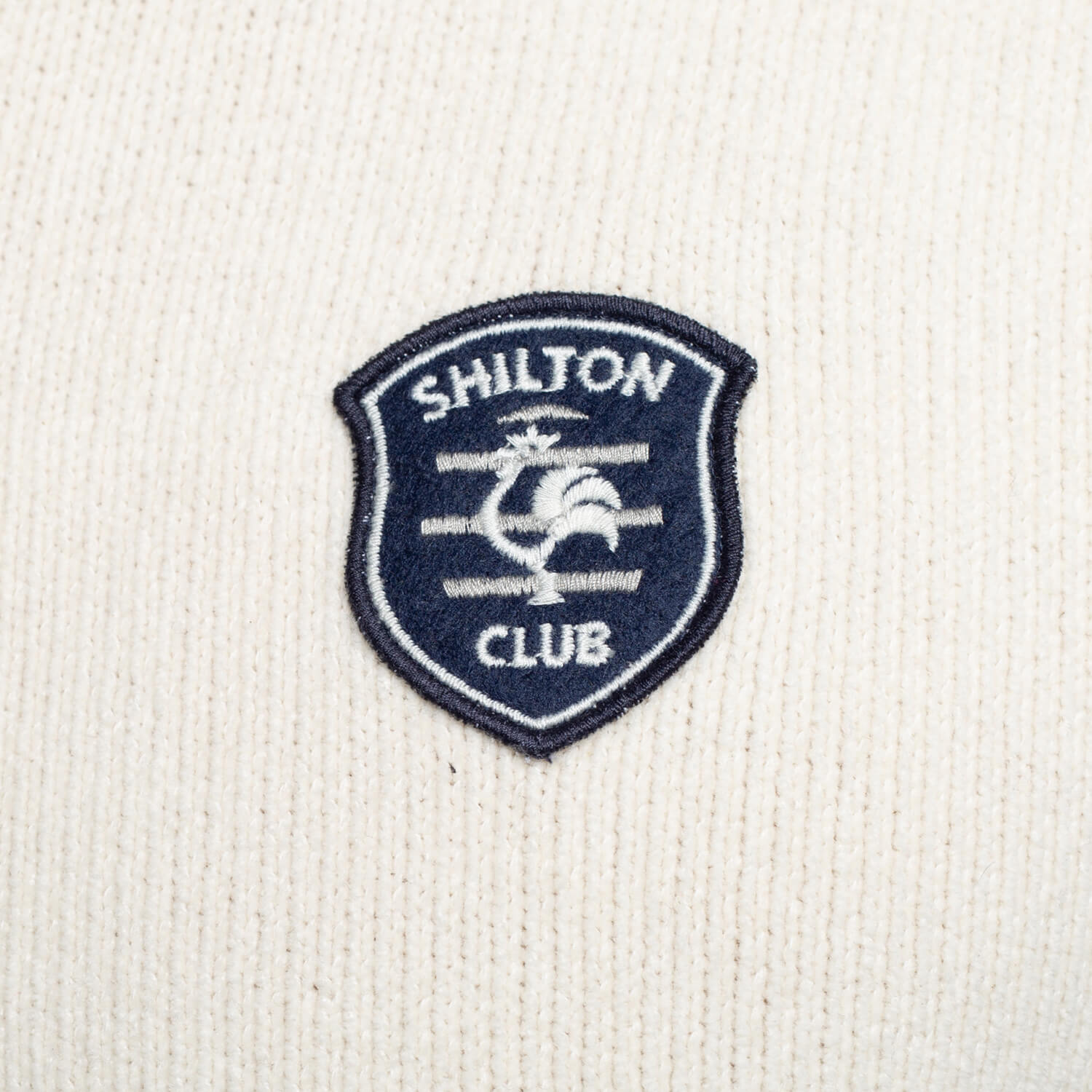Pull col zippé coton chenille