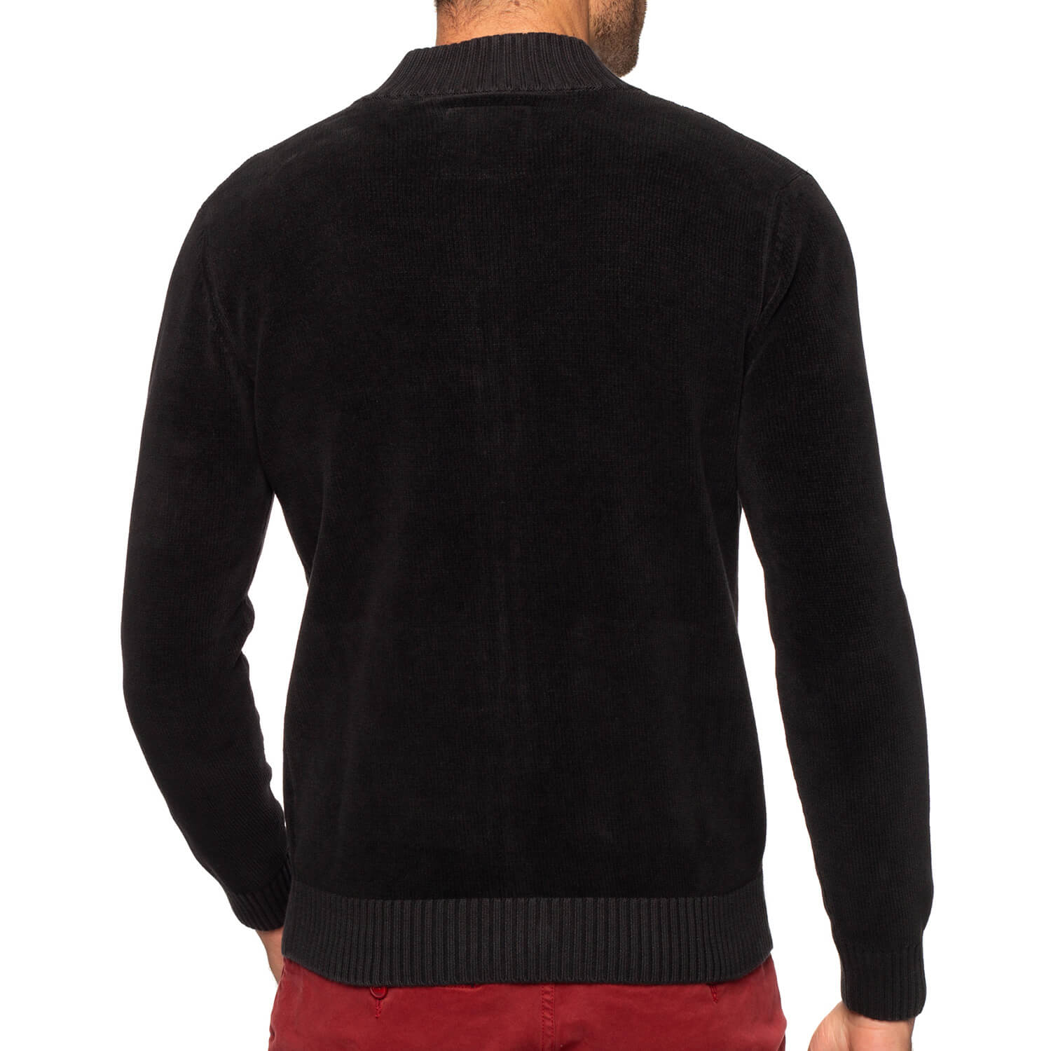Gilet zippé coton chenille