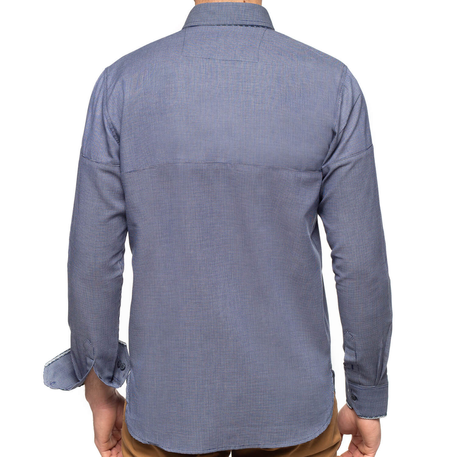 Chemise nid d'abeille coq