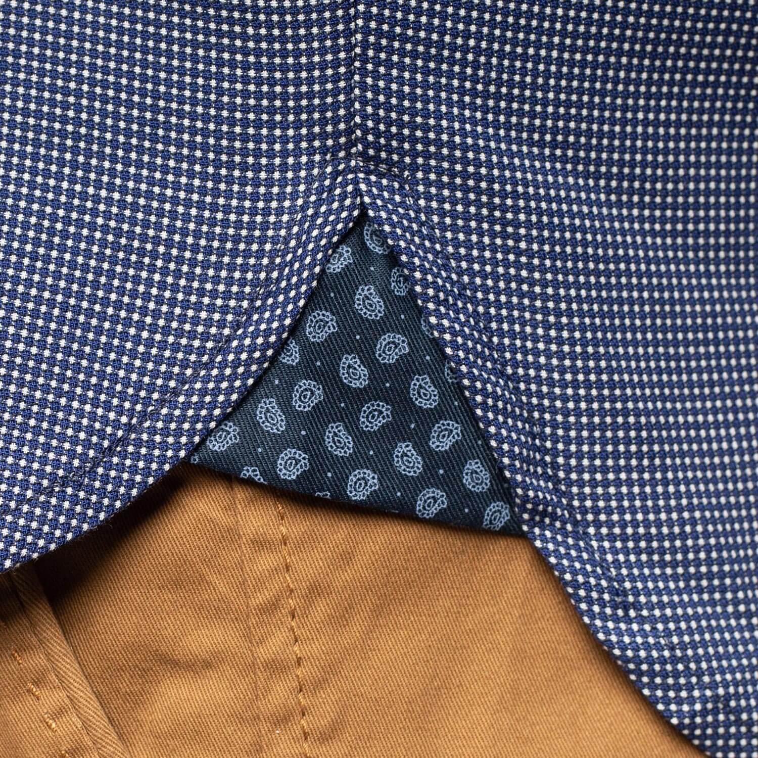 Chemise nid d'abeille coq