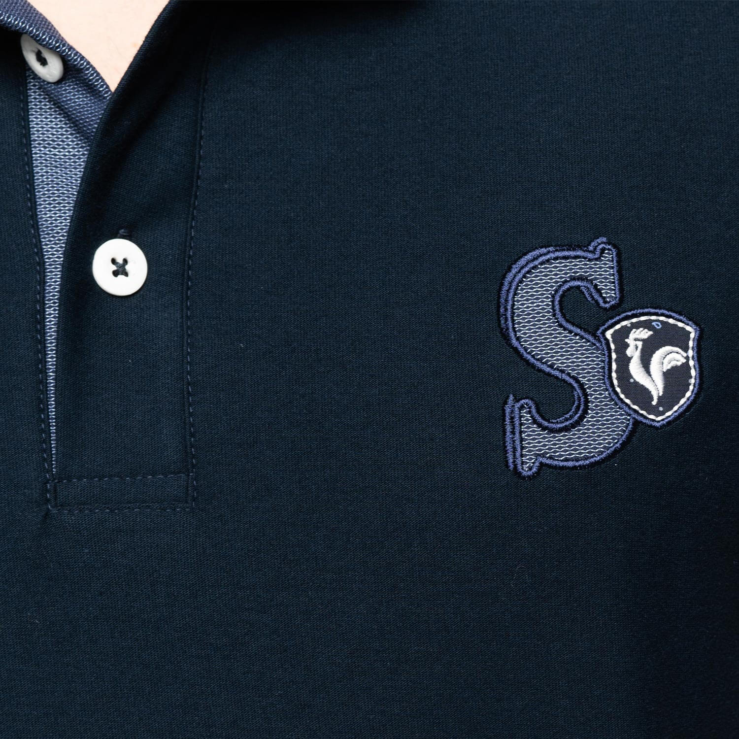 Polo rugby patchwork