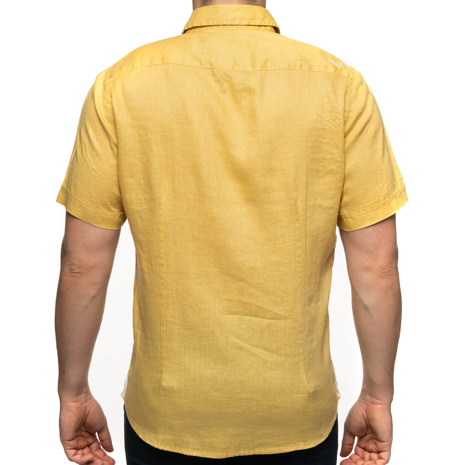 Chemise en lin pocket