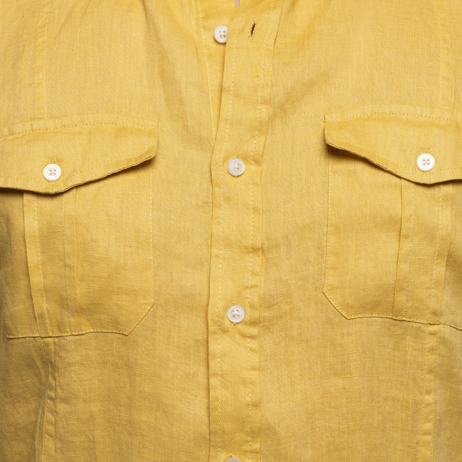 Chemise en lin pocket