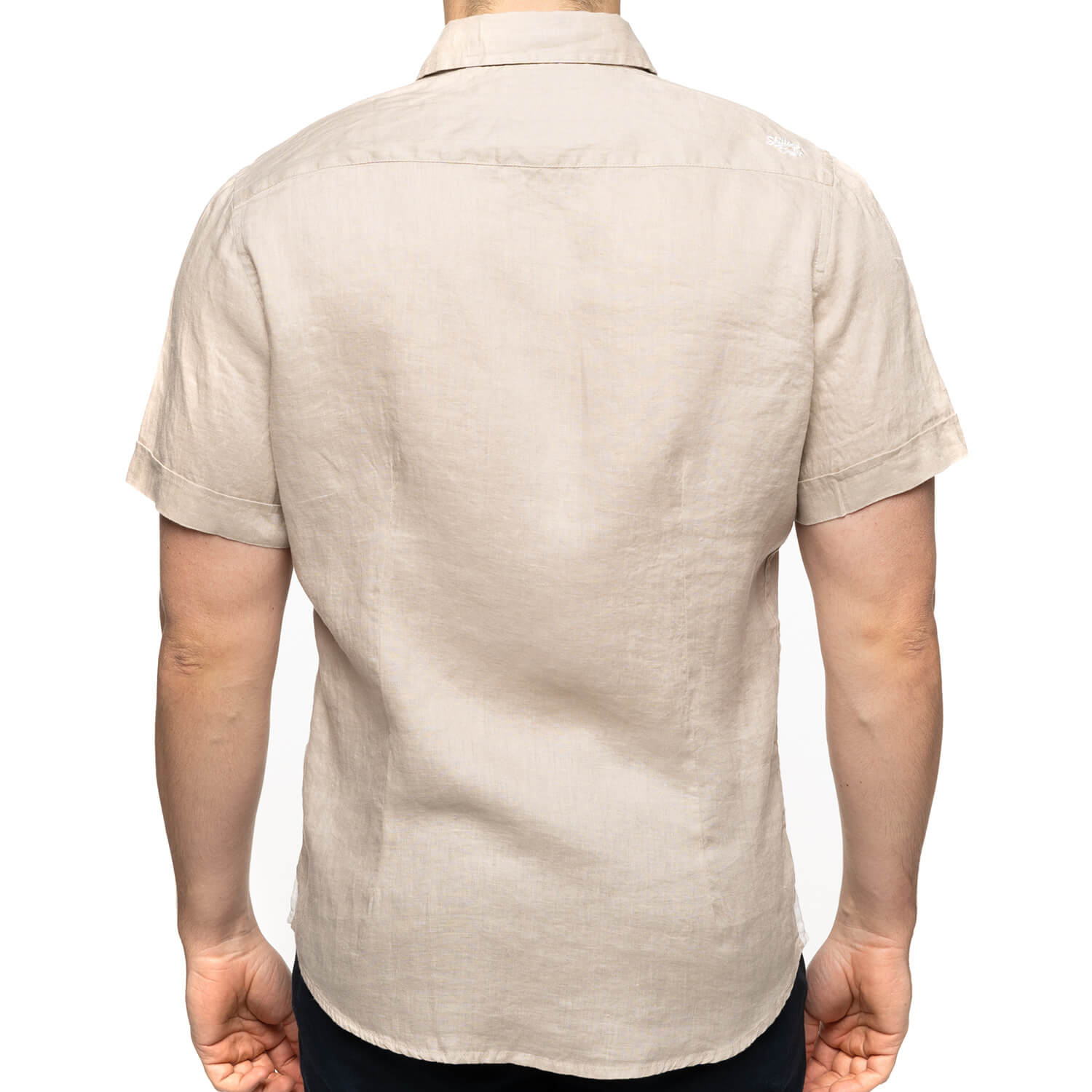 Chemise en lin pocket