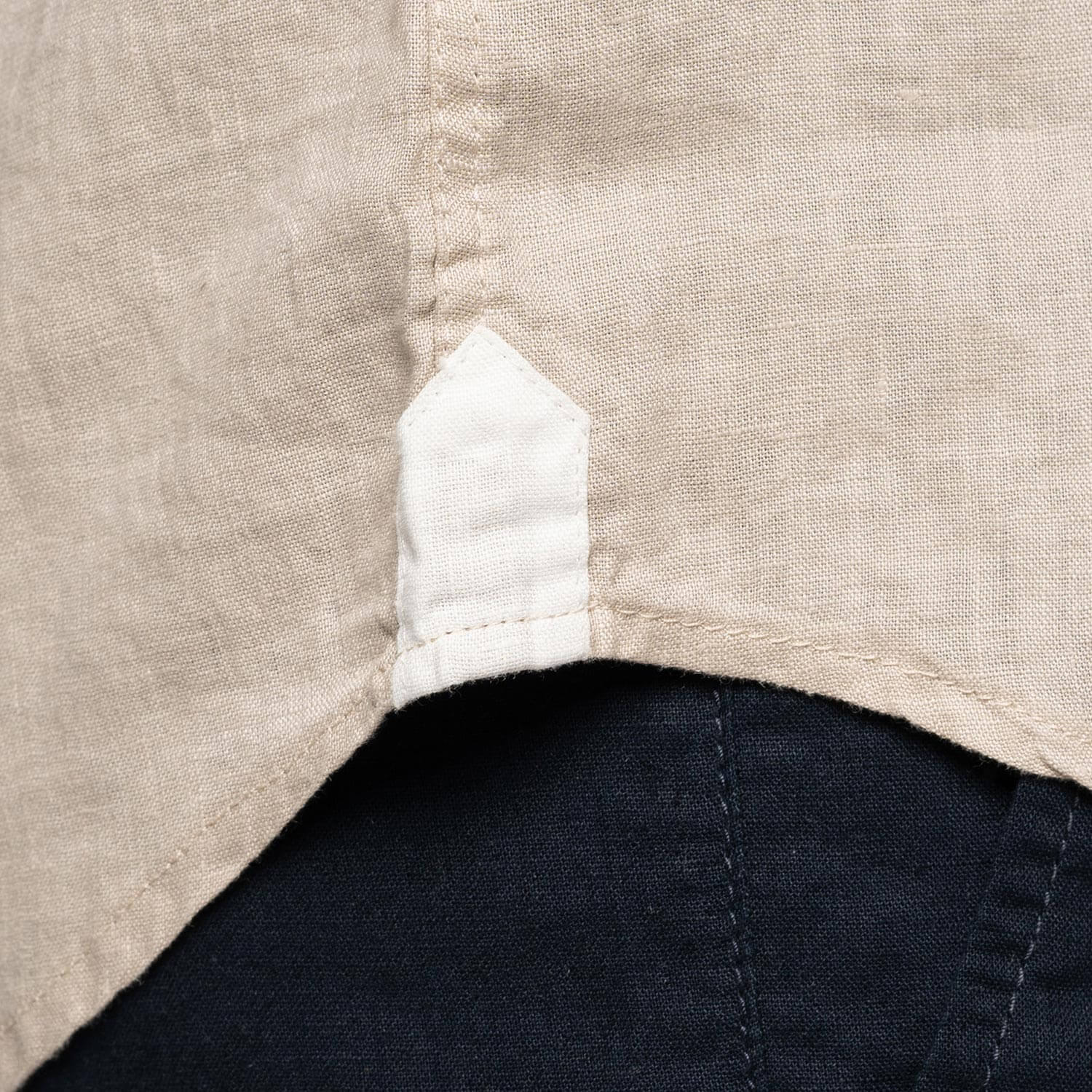 Chemise en lin pocket