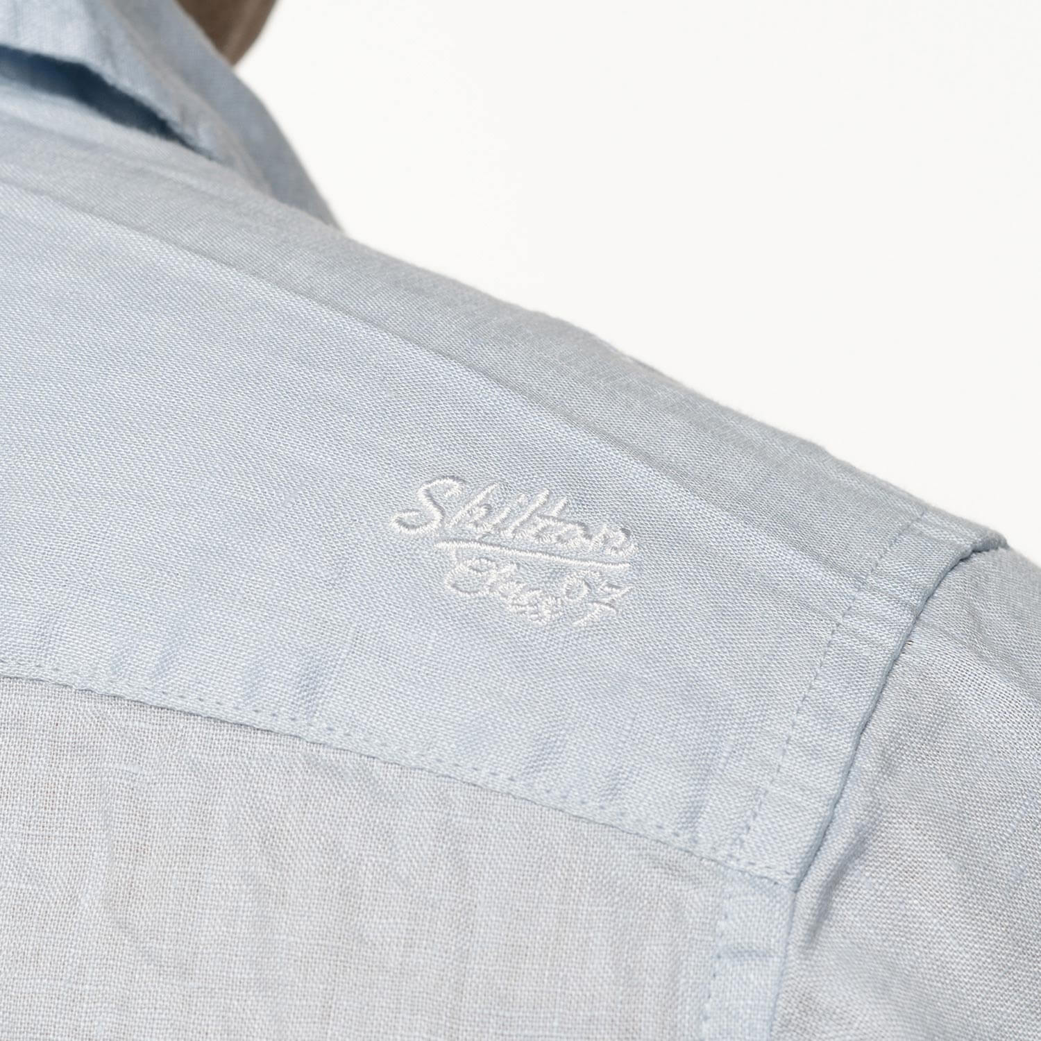 Chemise en lin pocket