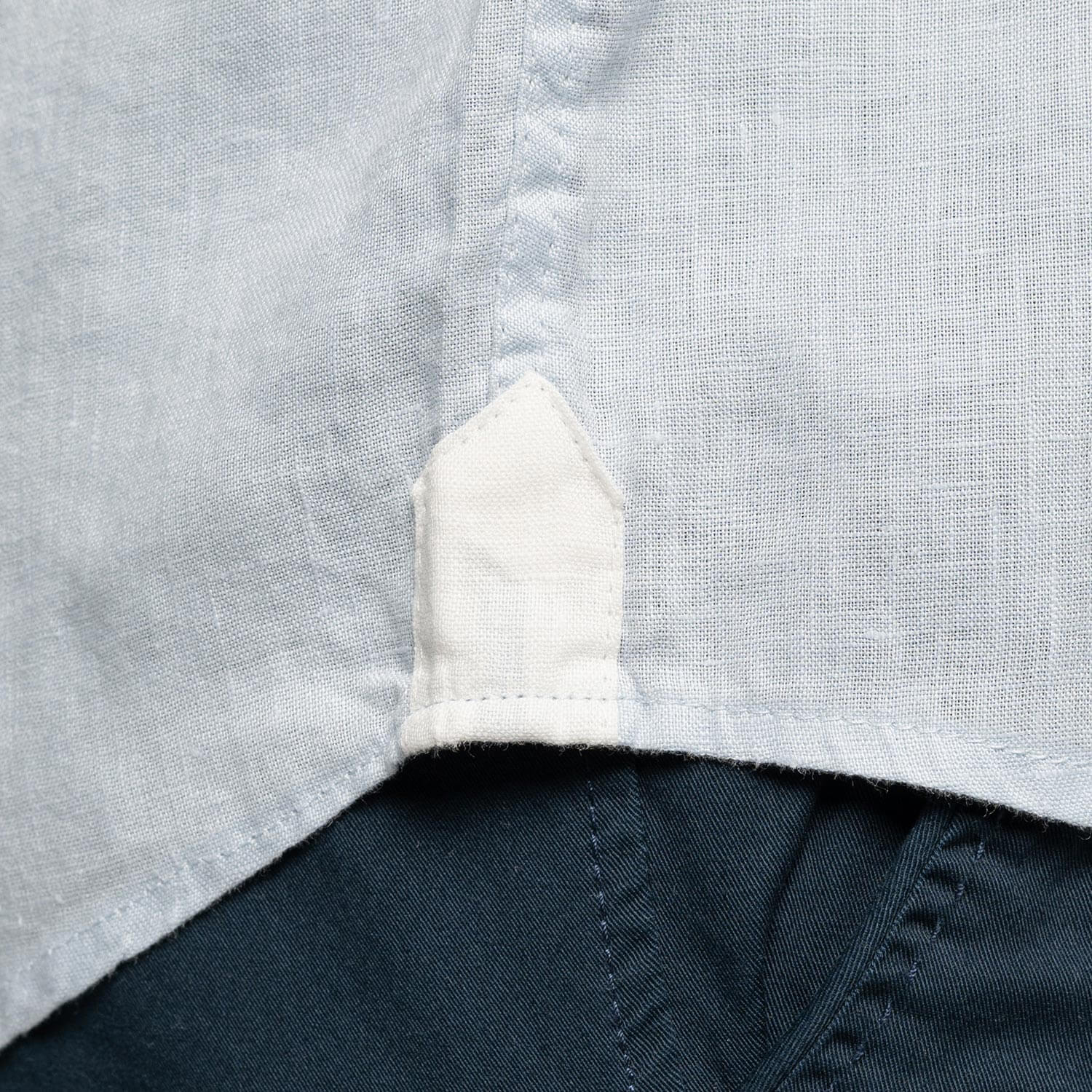 Chemise en lin pocket