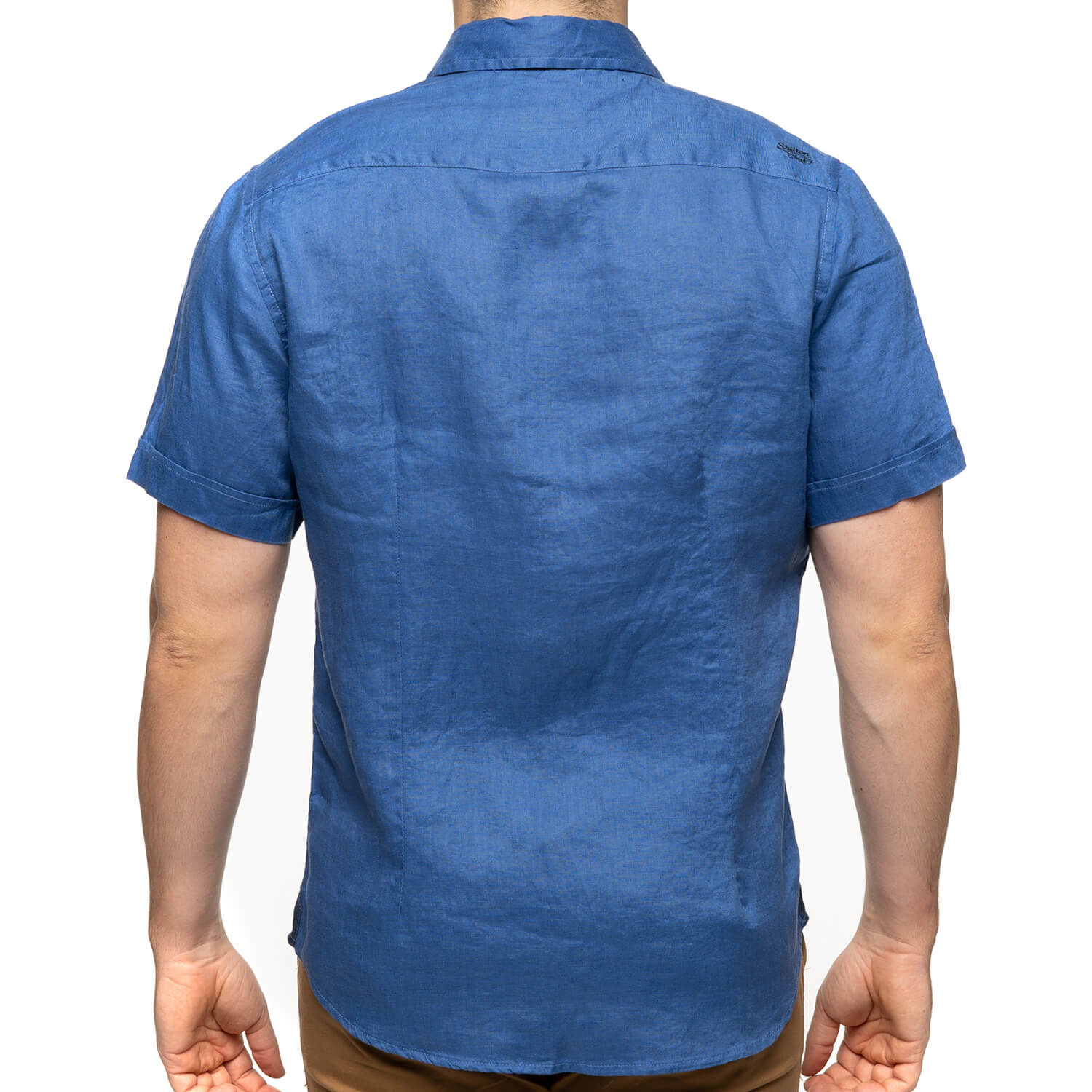 Chemise en lin pocket