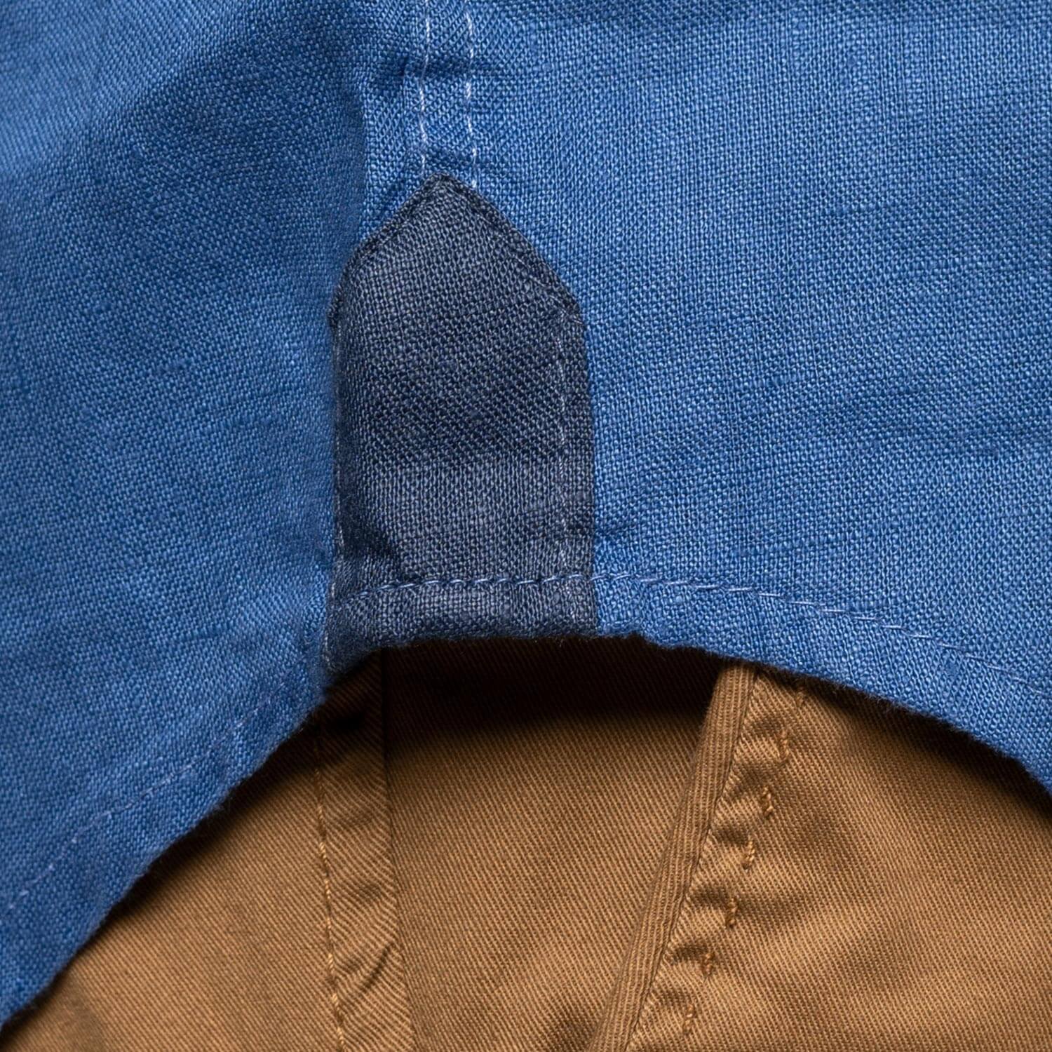 Chemise en lin pocket