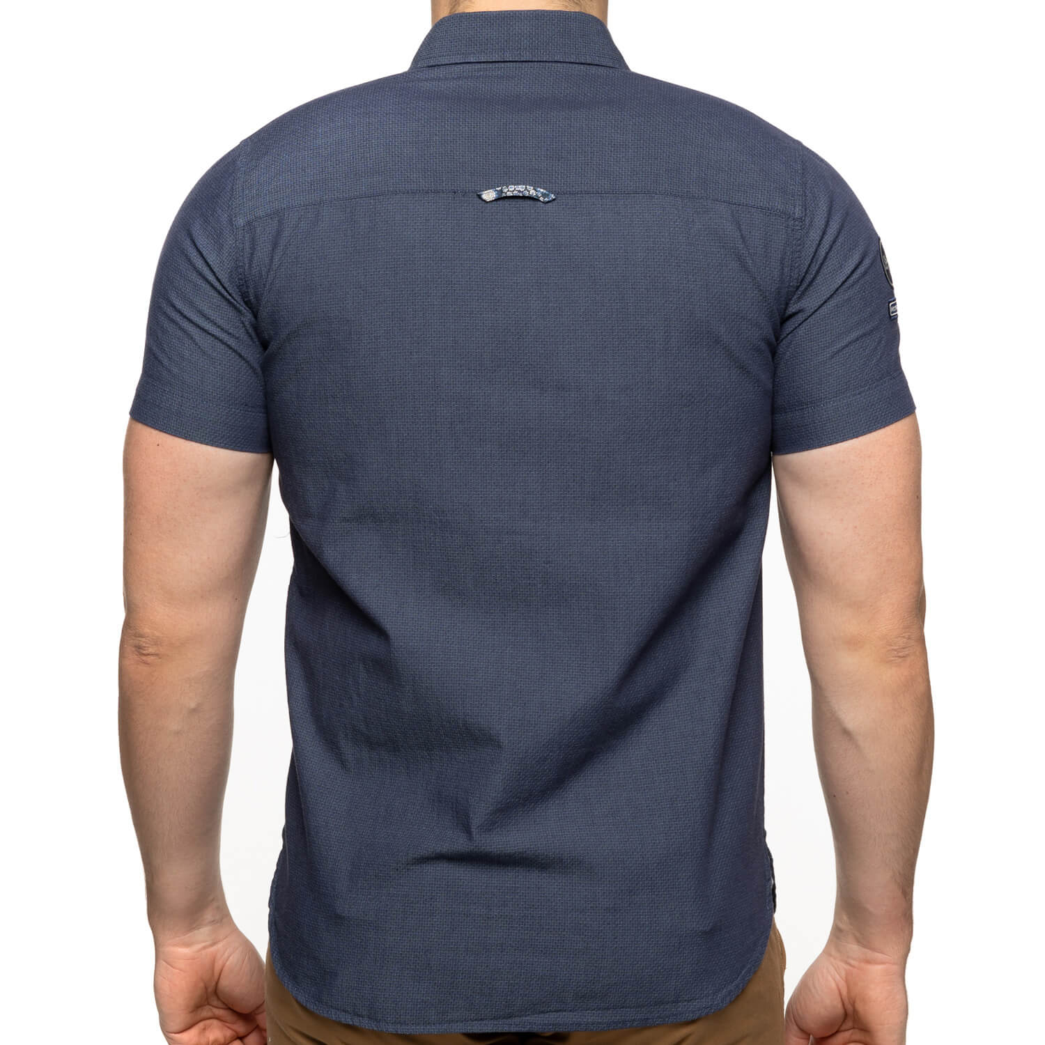 Chemise poche fleurie