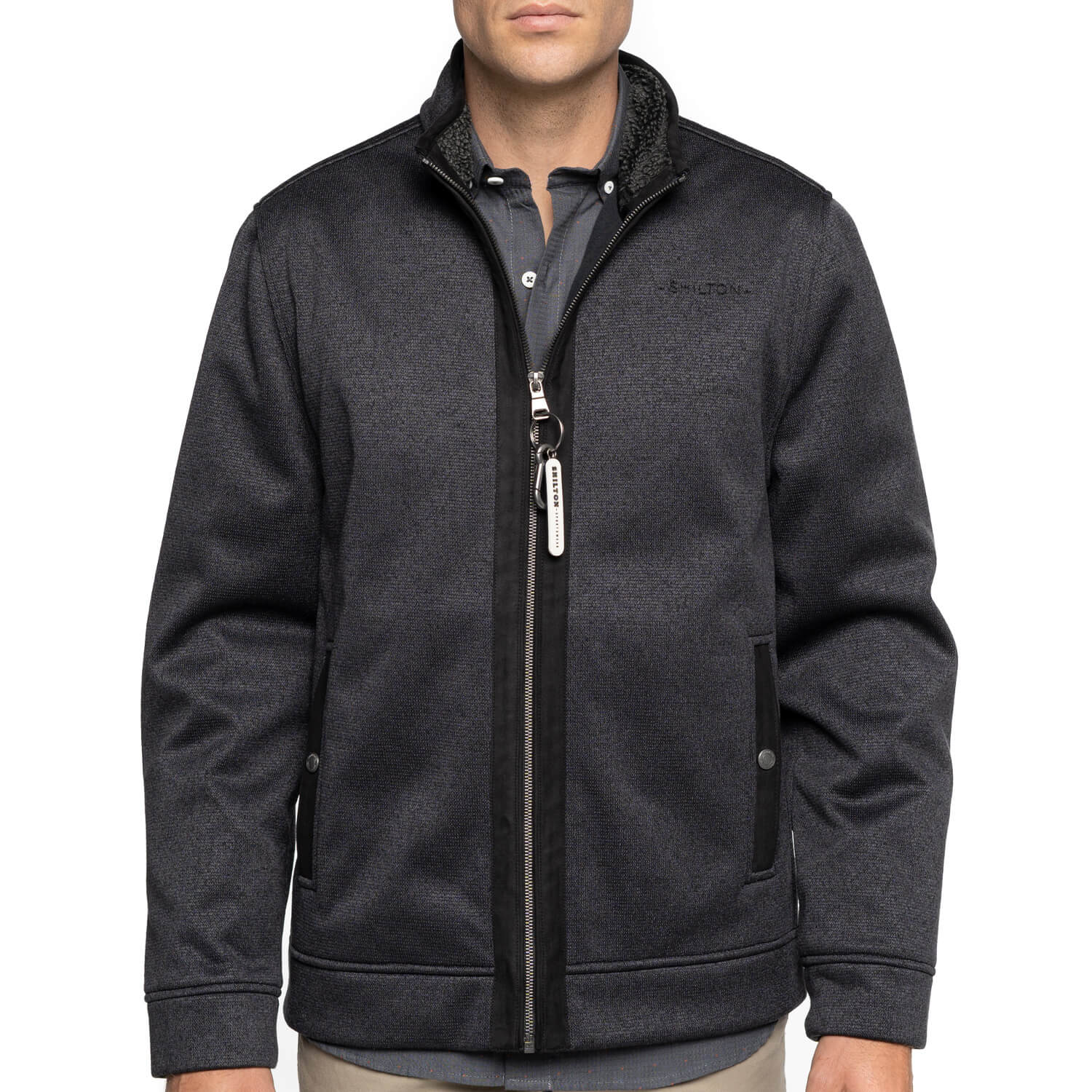 Blouson polaire col fourré