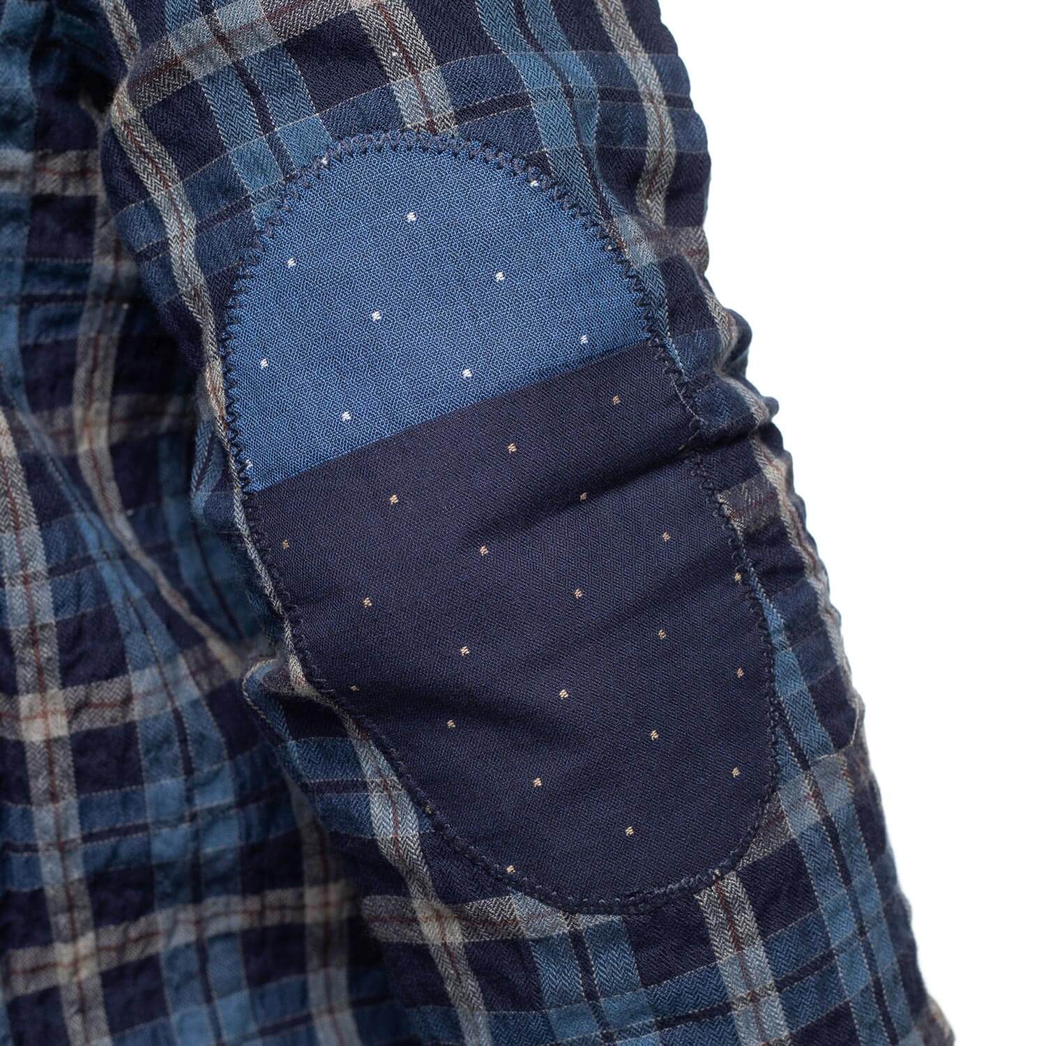 Chemise à carreaux gaufrée