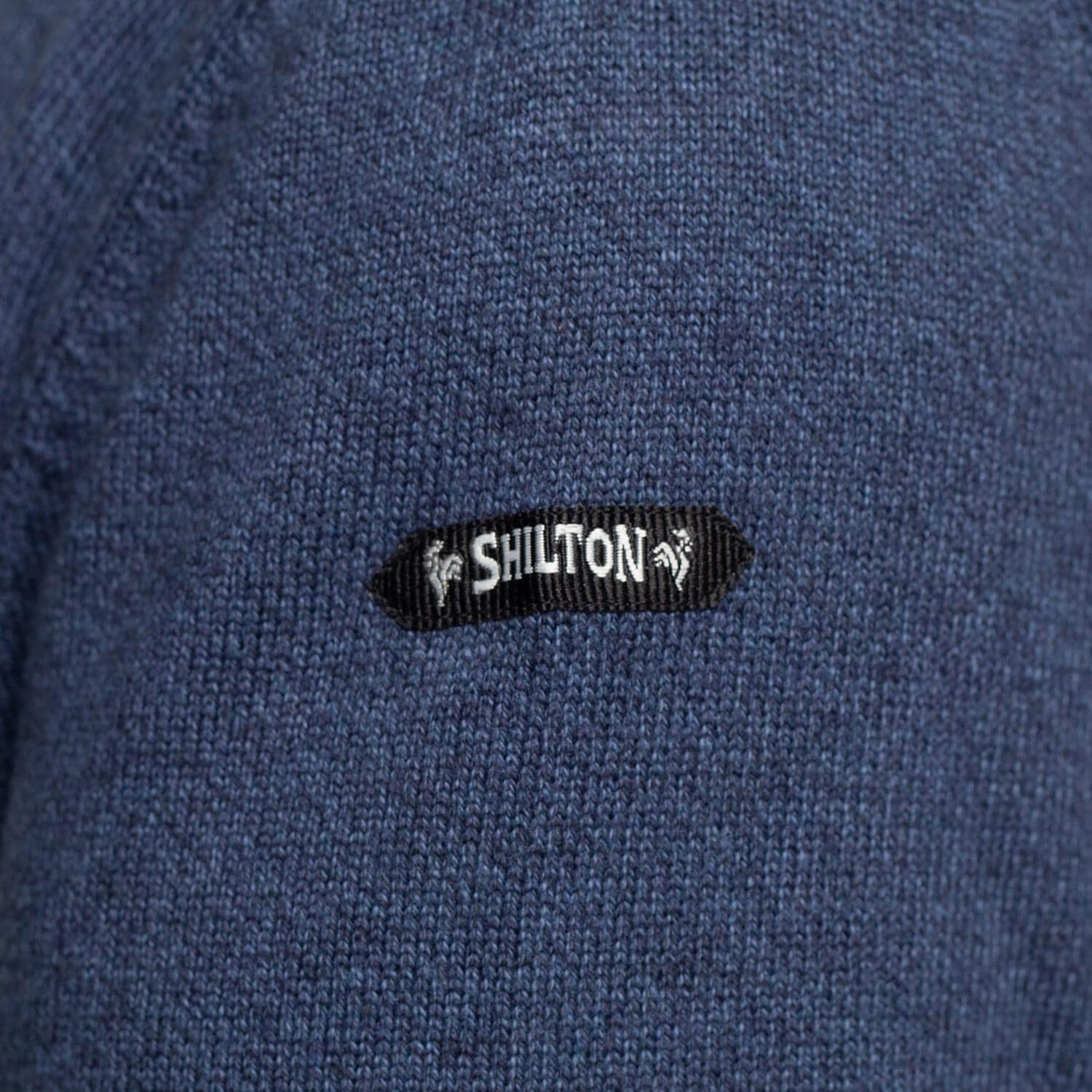 Pull col zippé coton cashmire