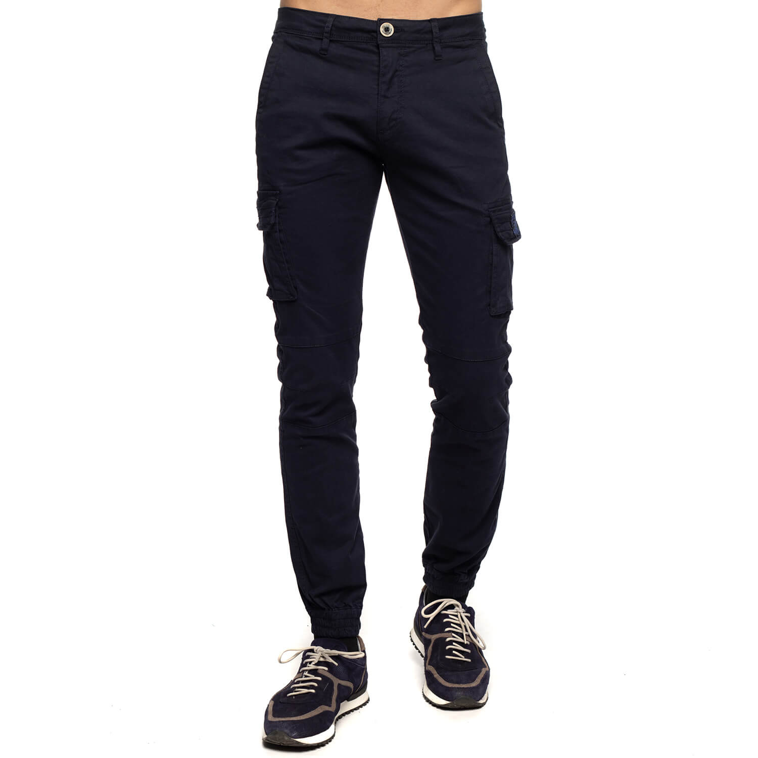 Pantalon cargo smocké
