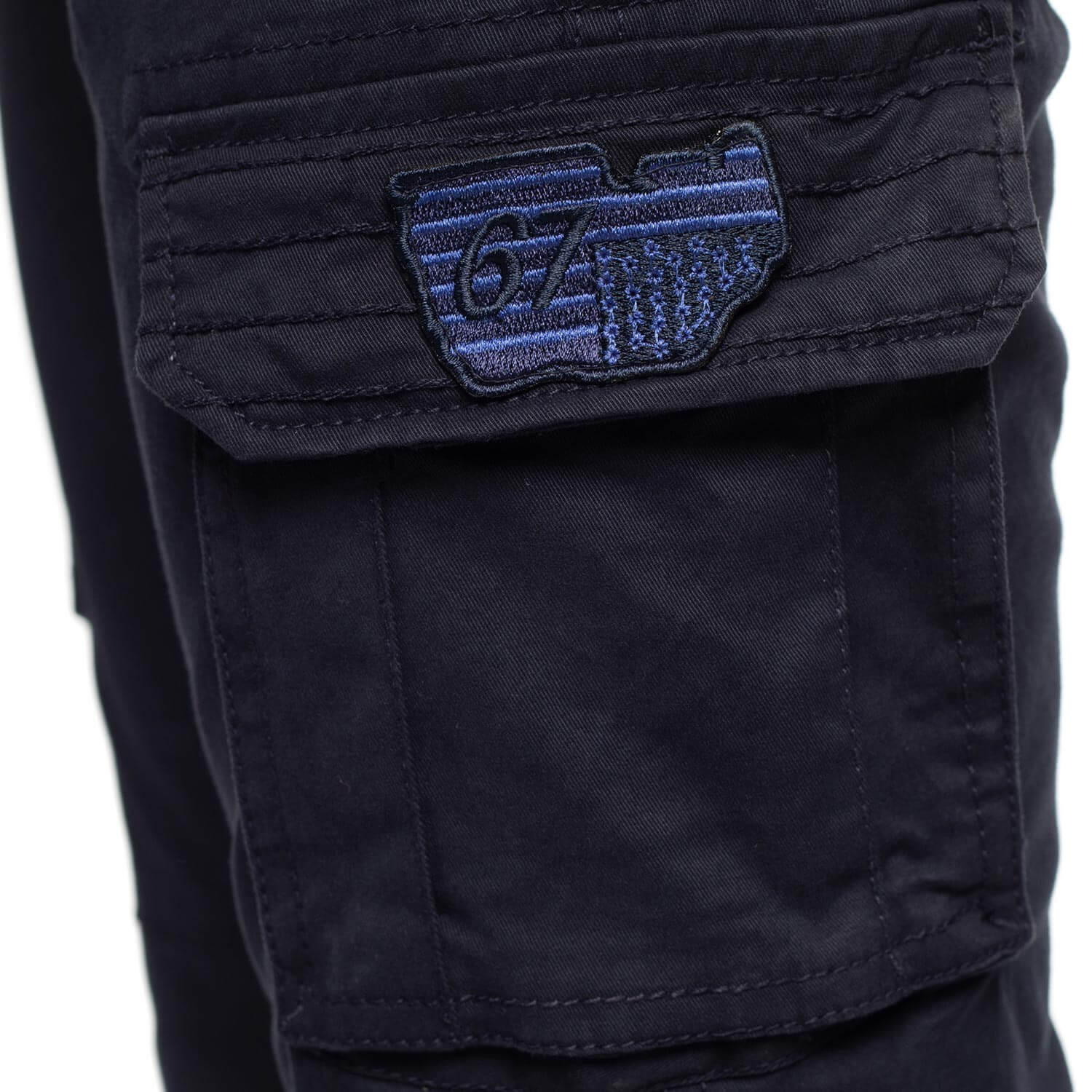 Pantalon cargo smocké