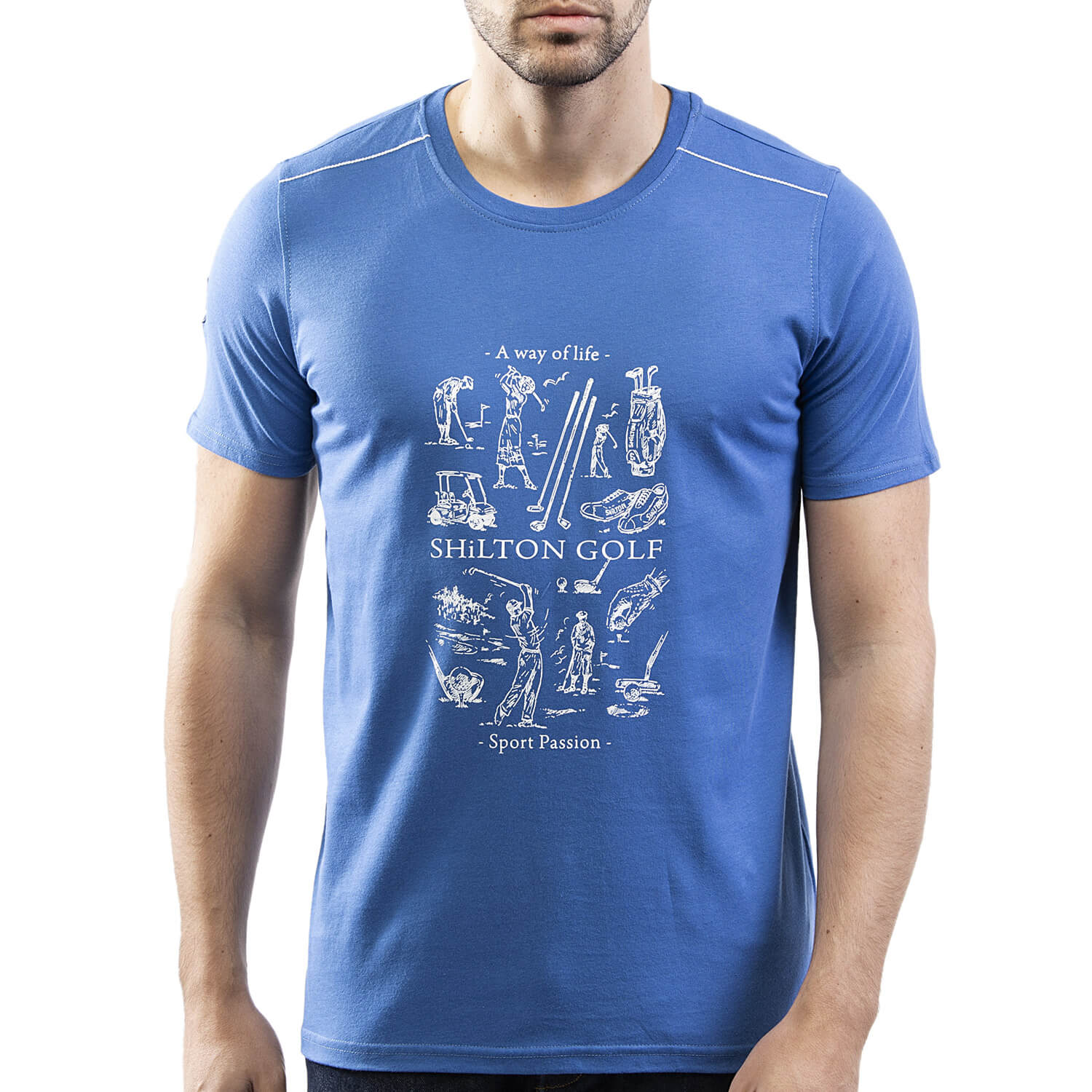 T-shirt golf équipement