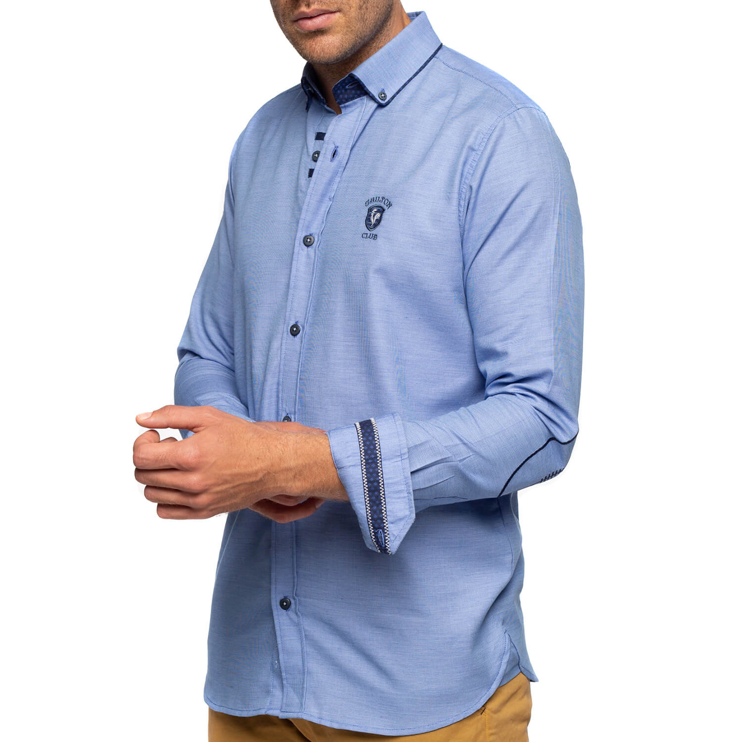 Chemise club à coudières