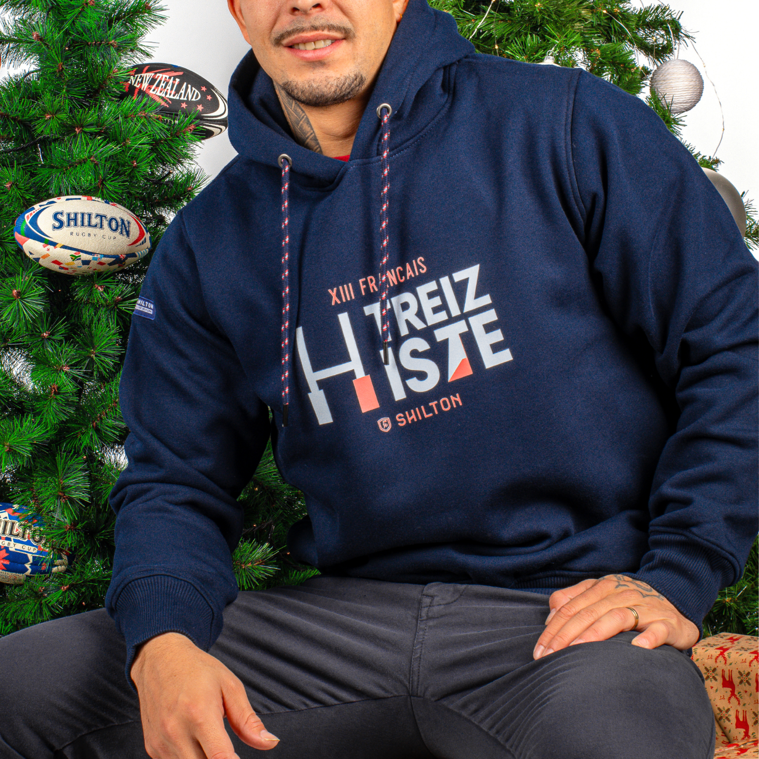 Sweat à capuche Treize de France