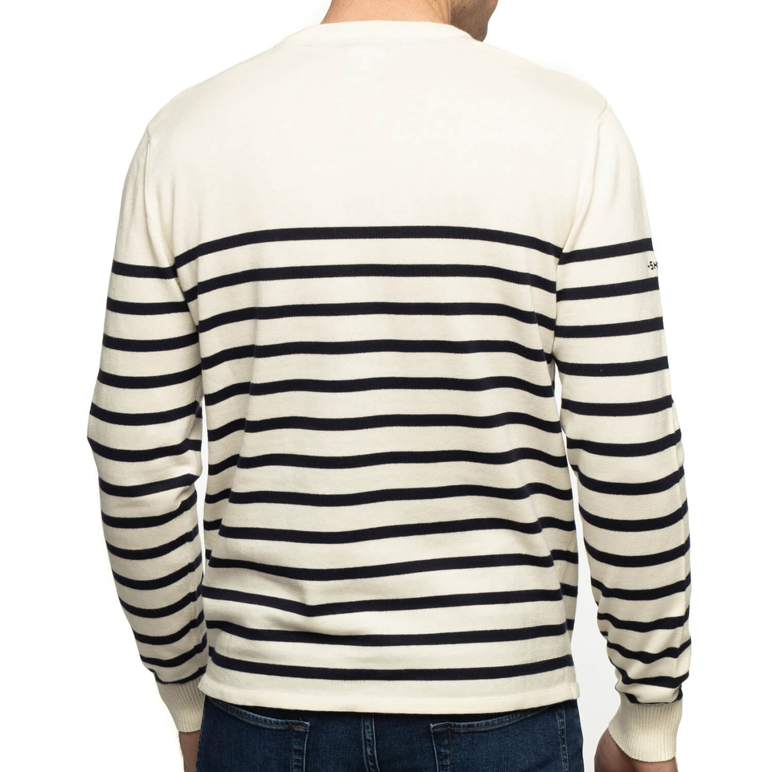 Pull marinière Ecru - vu de dos - Shilton