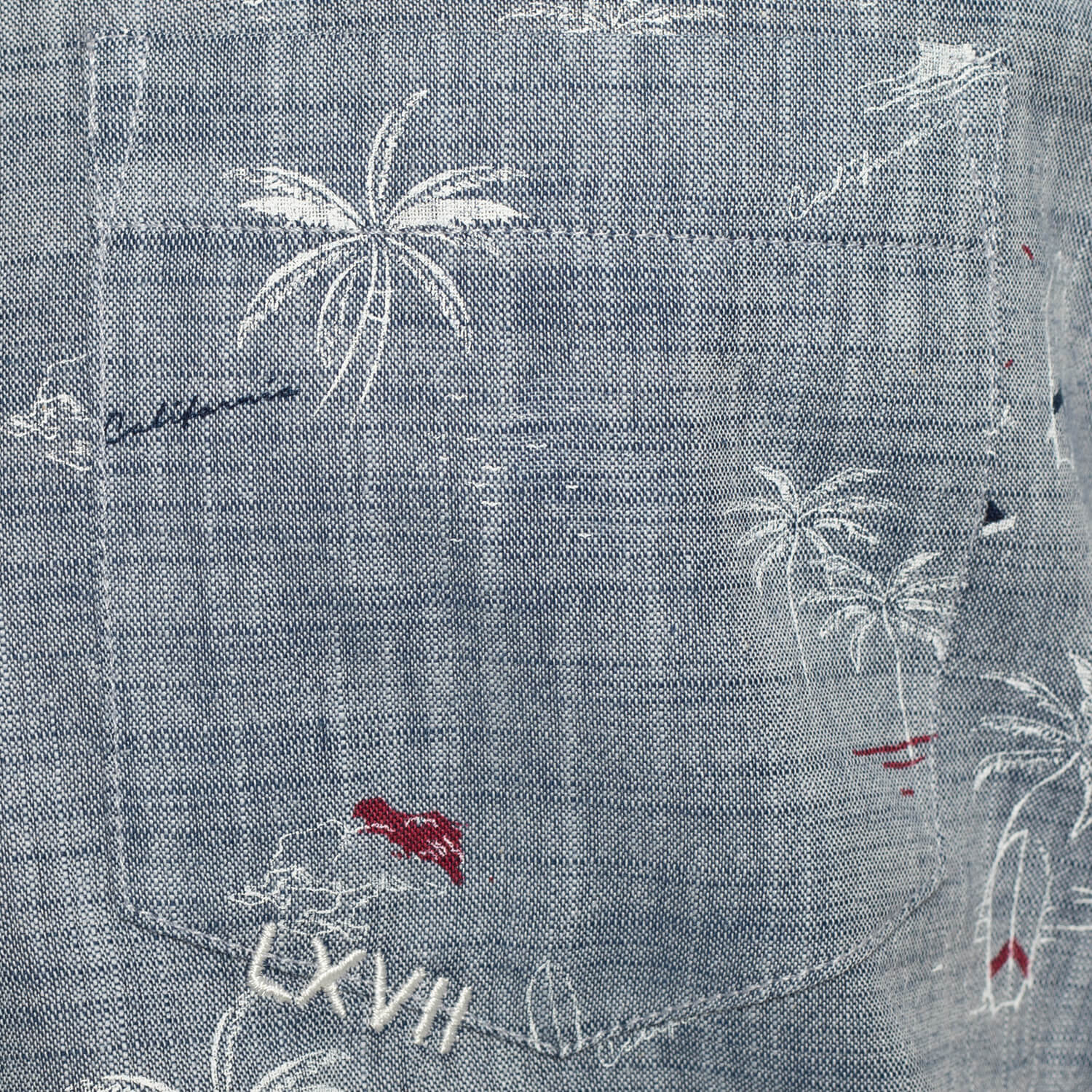 Chemise à fleurs