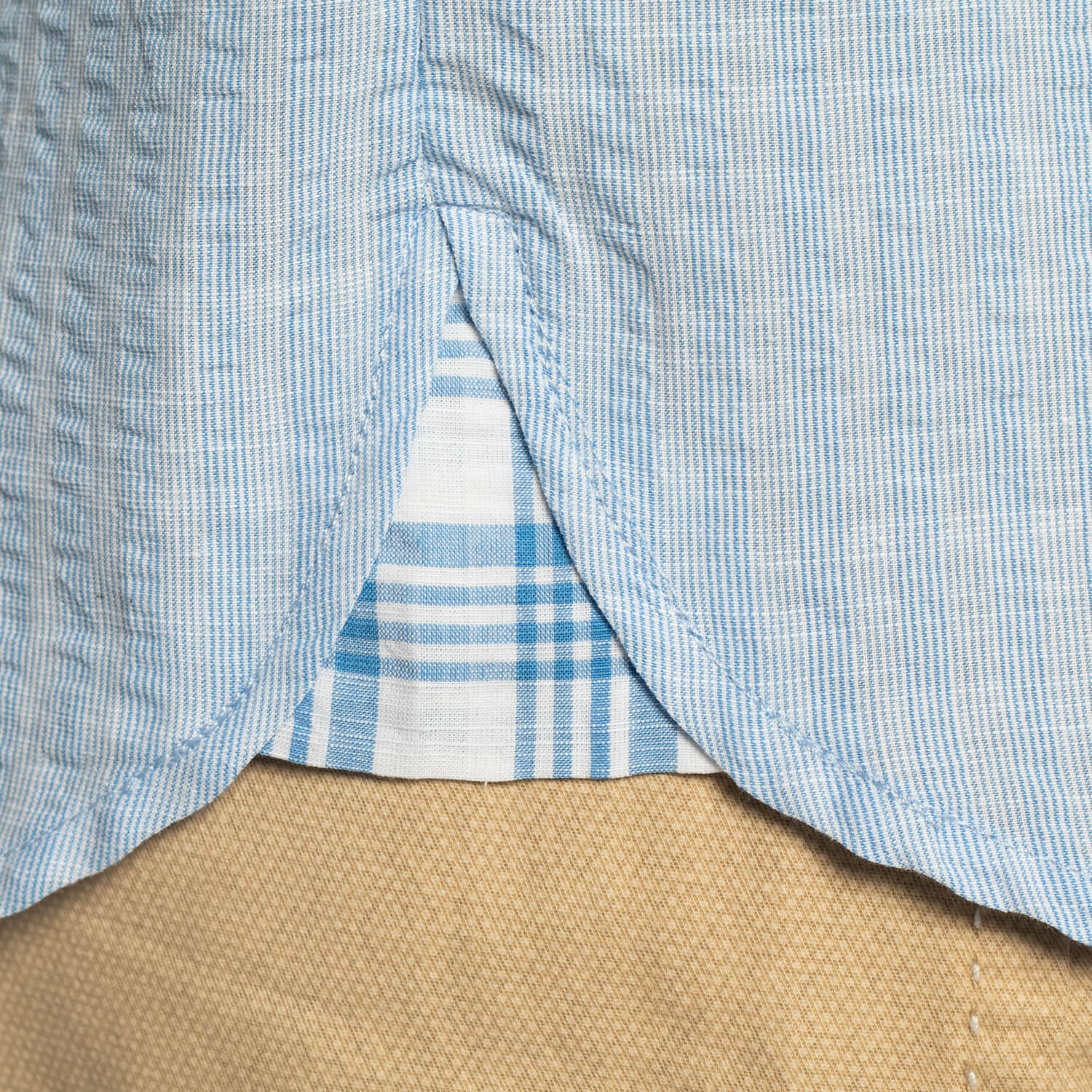 Chemise aspect gaufré