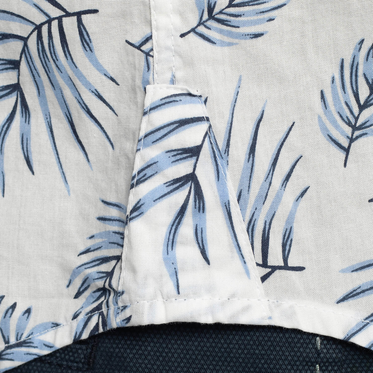 Chemise fleurs imprimées