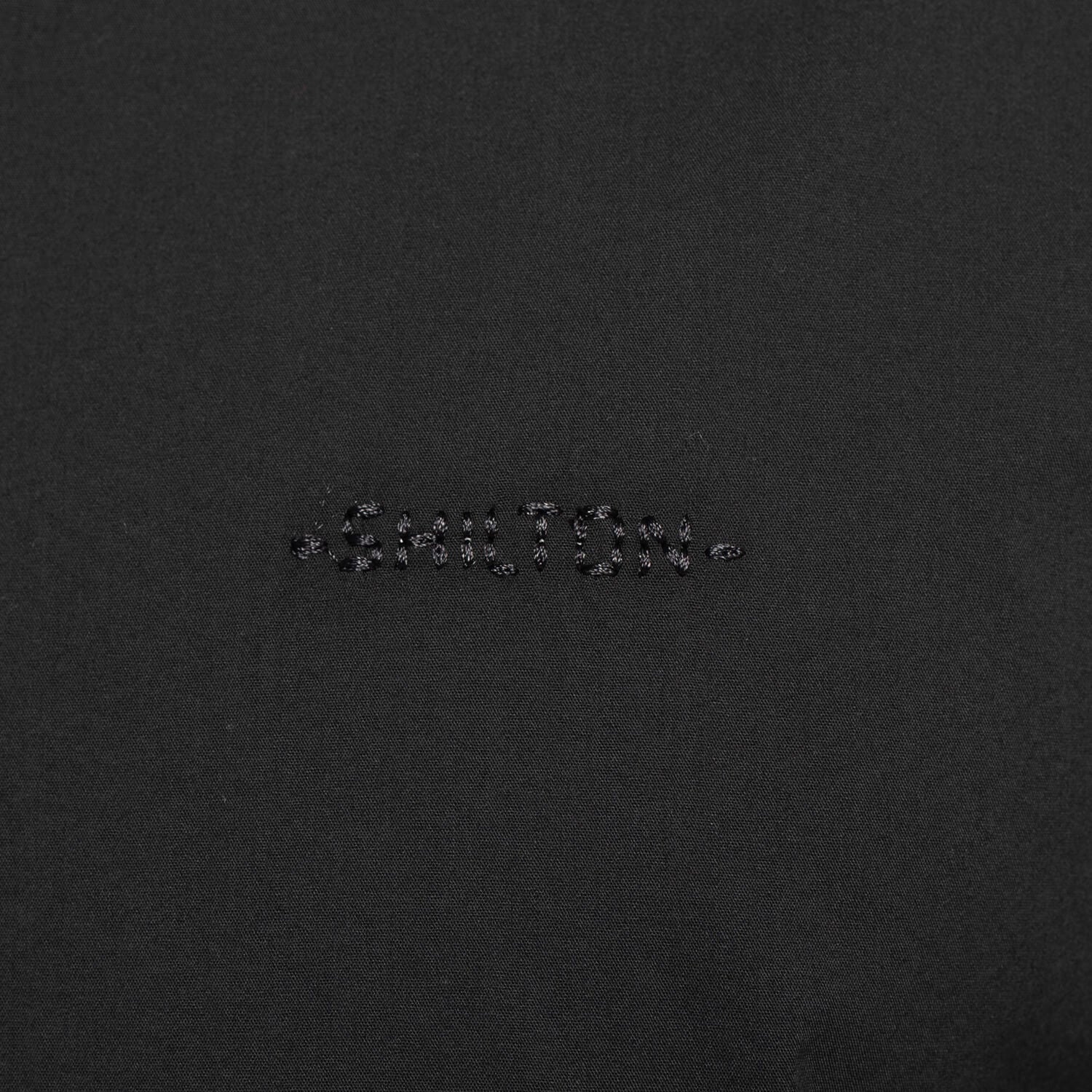 Chemise class stretch Noir - vu de dos - Shilton