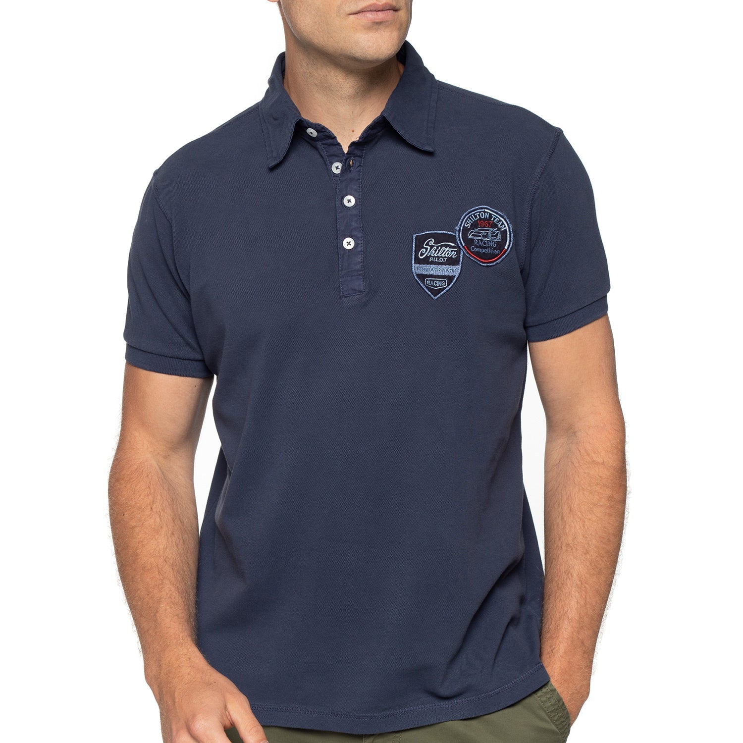 Polo piqué motors