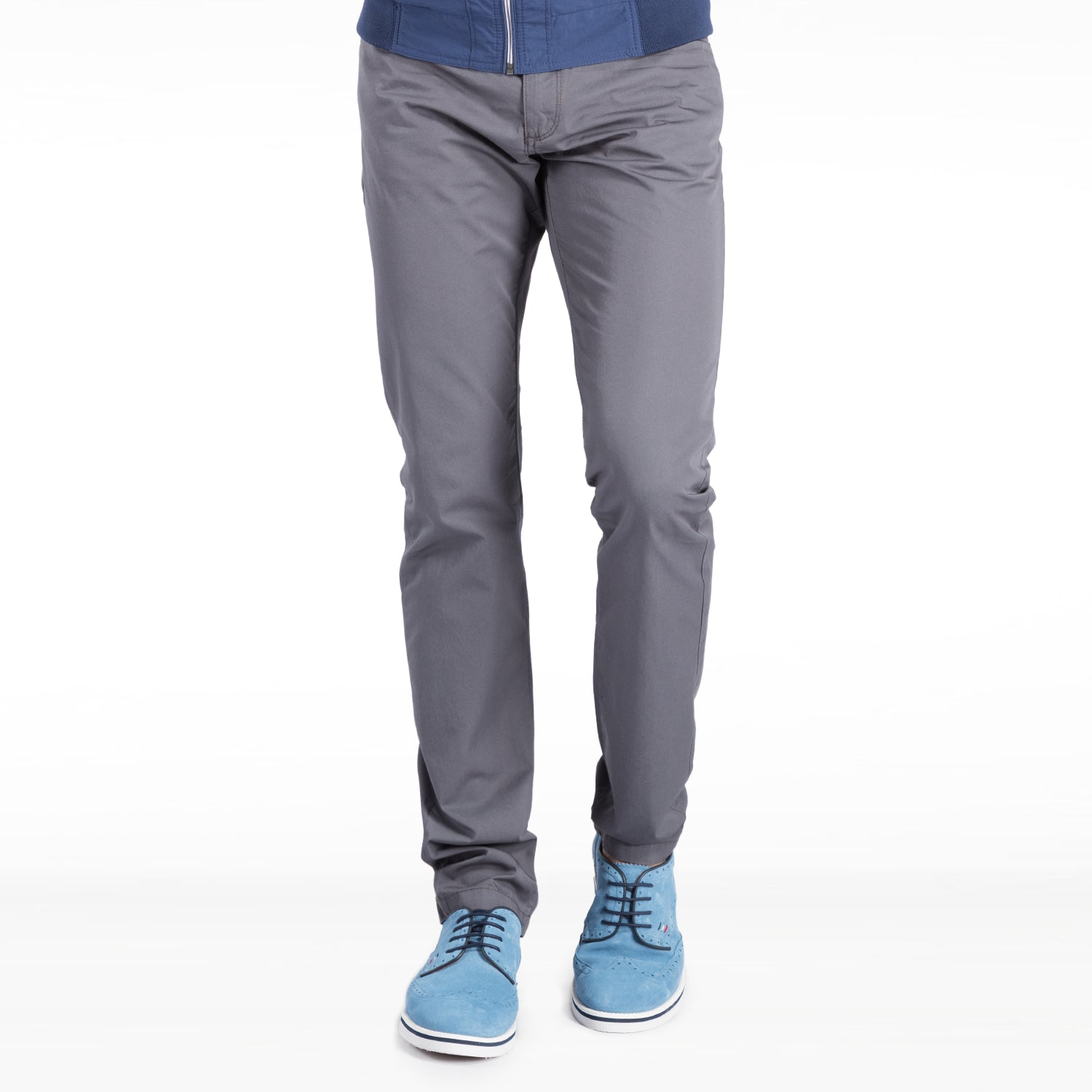 Pantalon 5 poches toile Gris Anthracite - Shilton