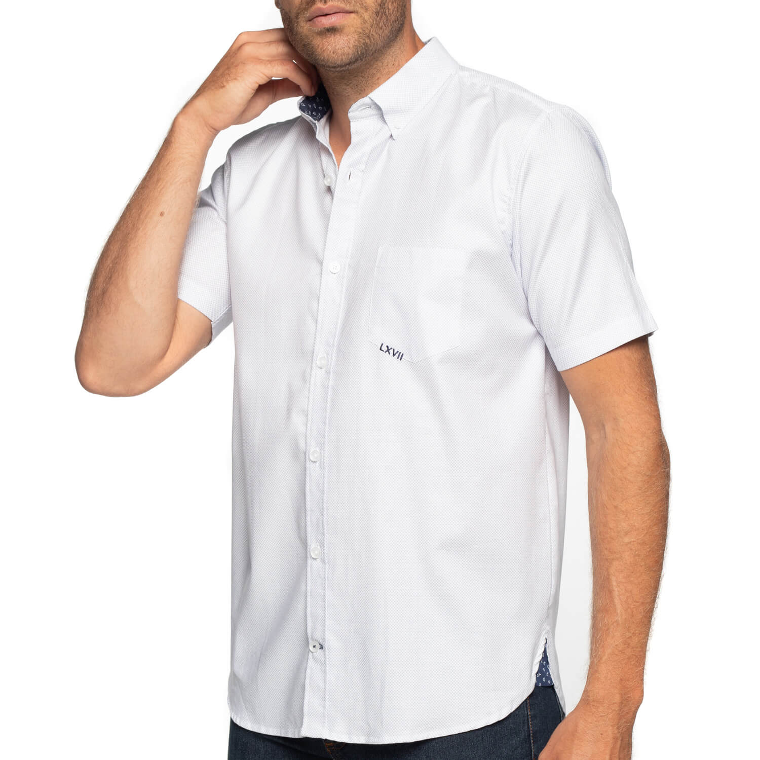 Chemise poche imprimée