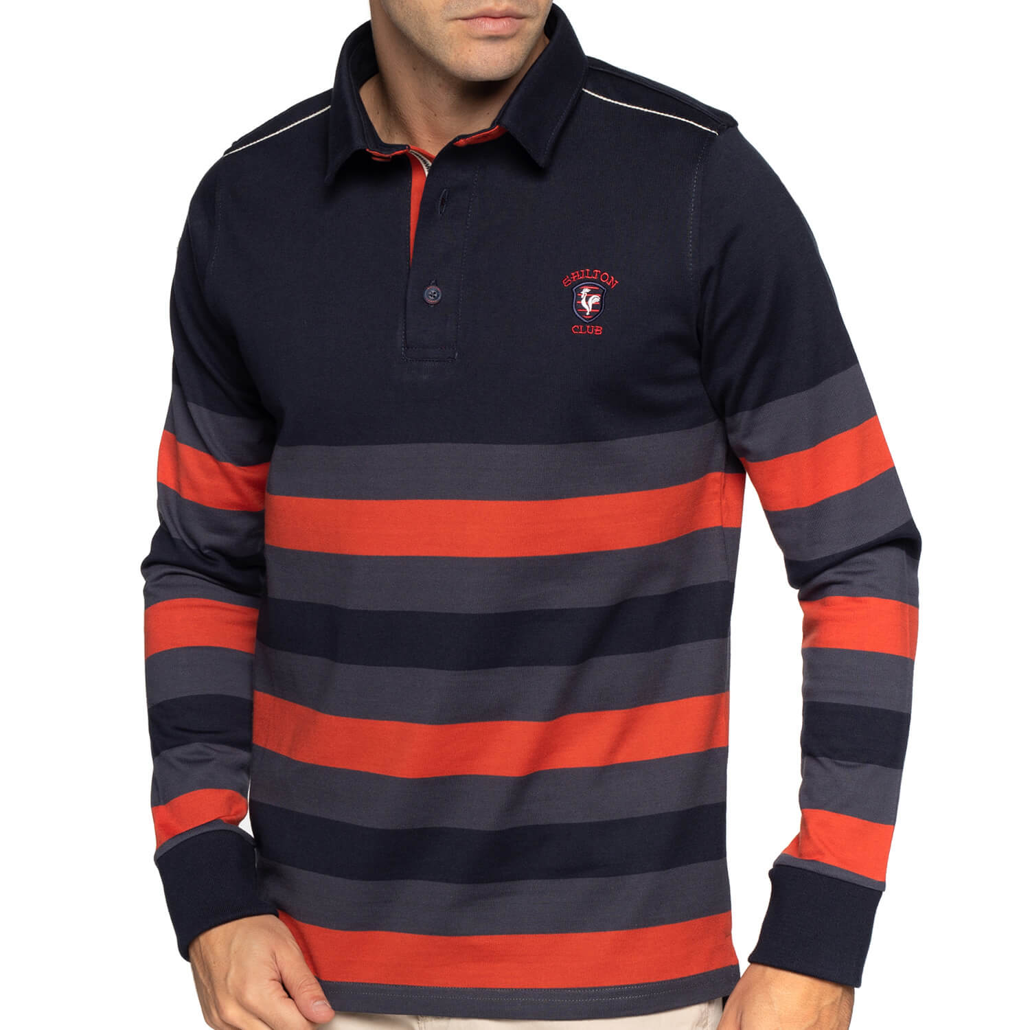 Polo rugby rayé