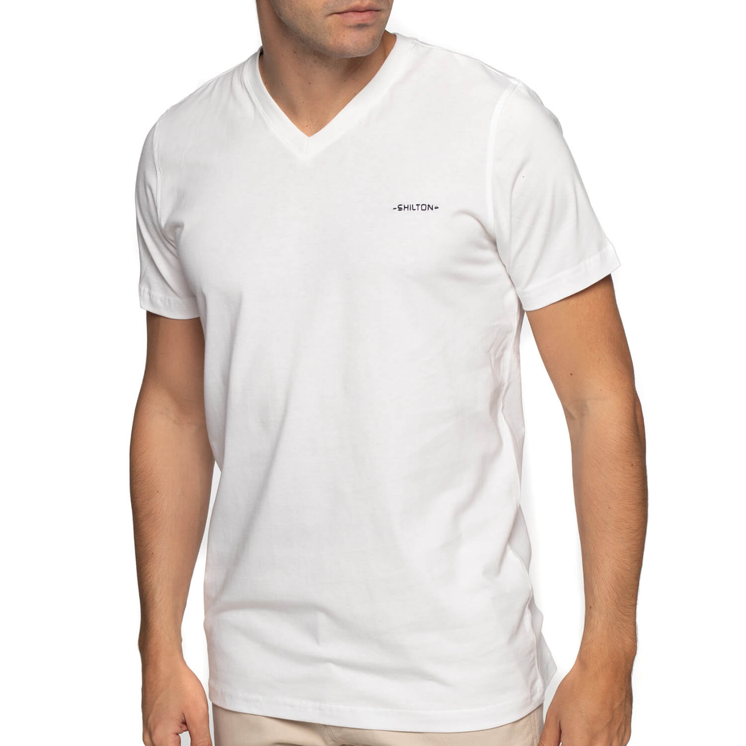 T-shirt col V