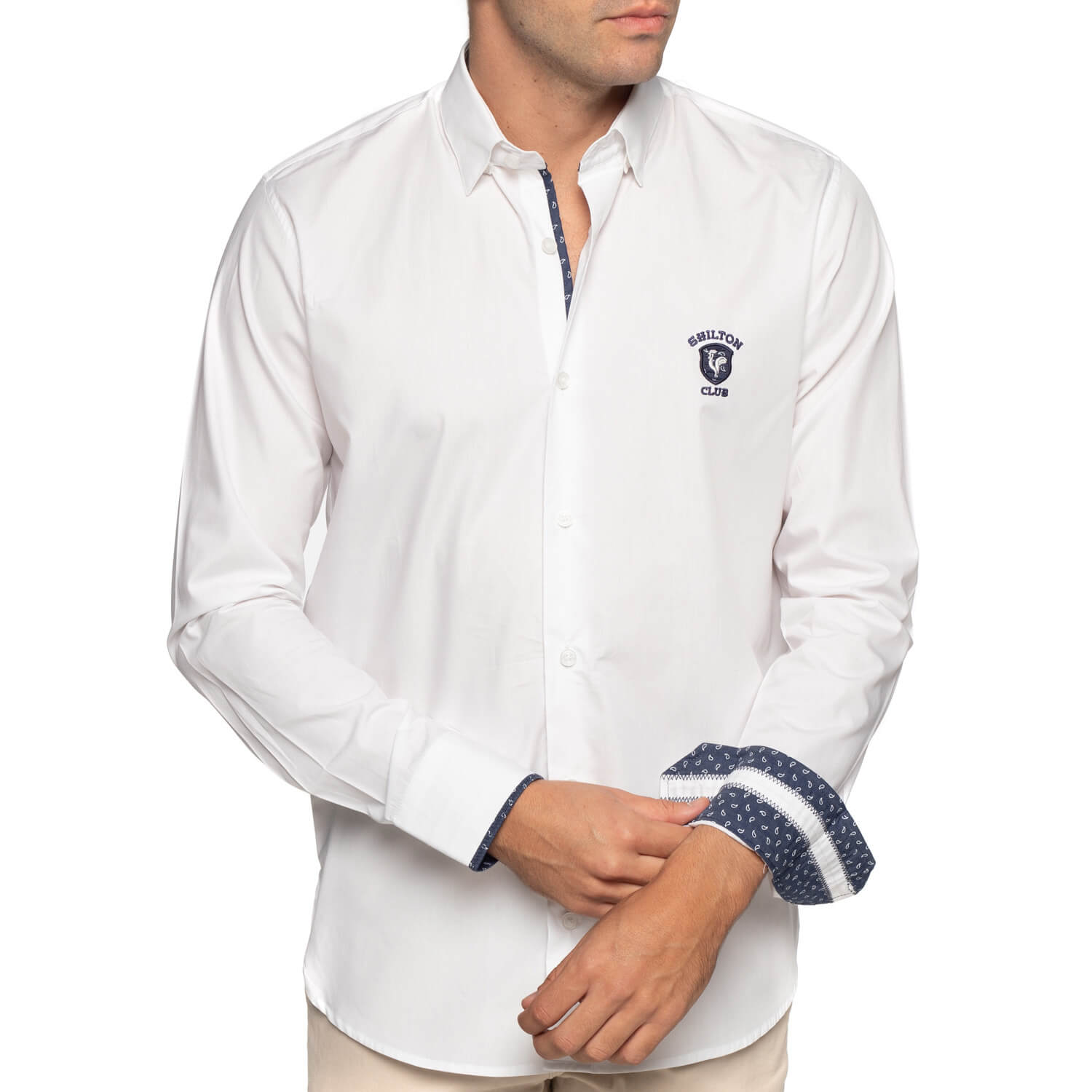 Chemise club écusson