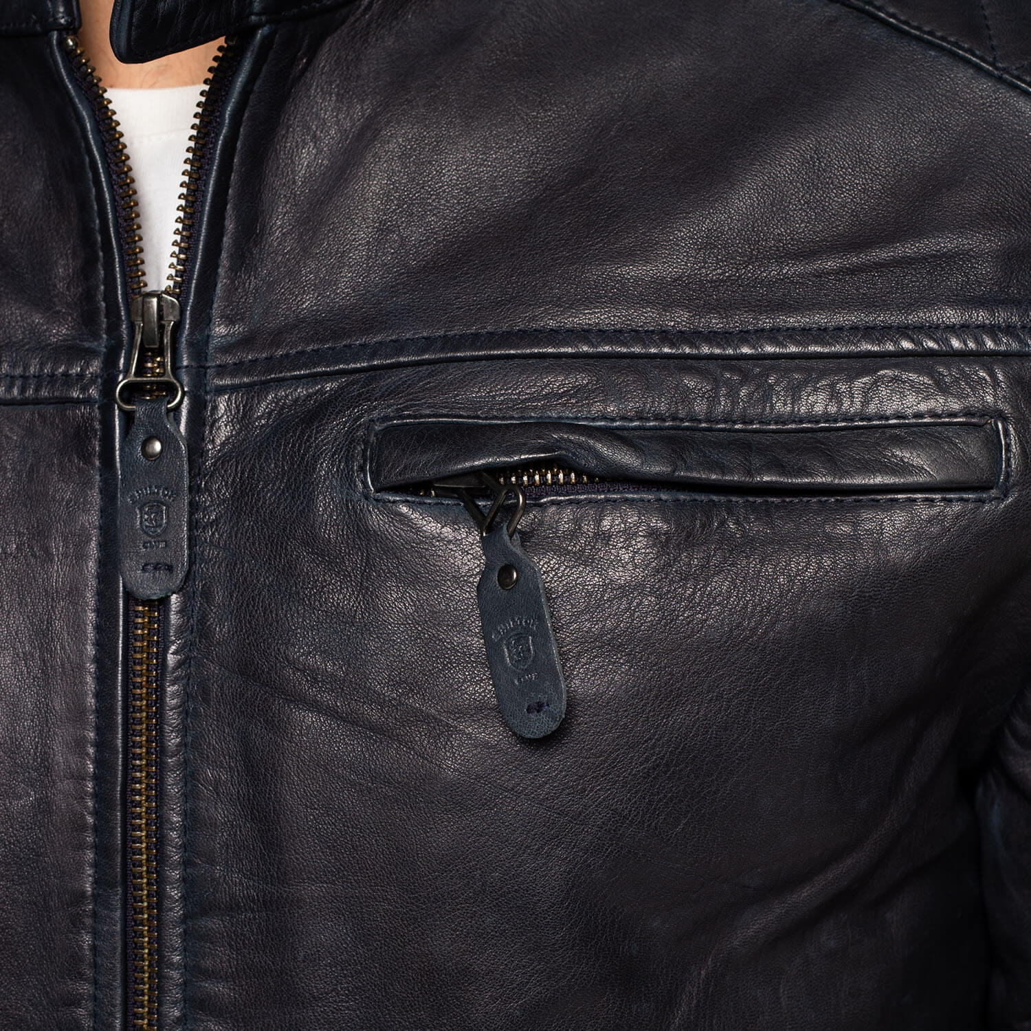 Blouson en cuir motors