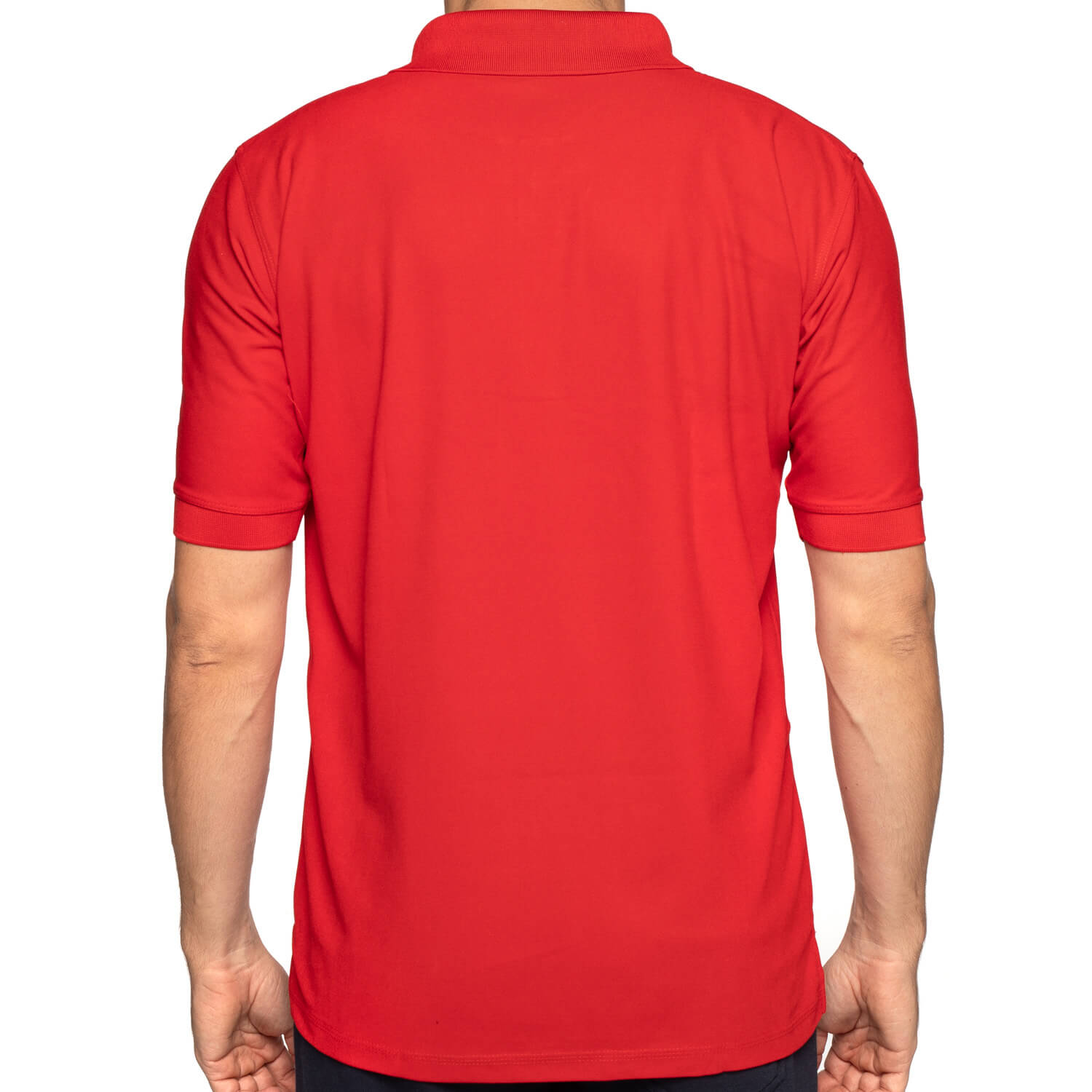 Polo de sport club Rouge - vu de dos - Shilton