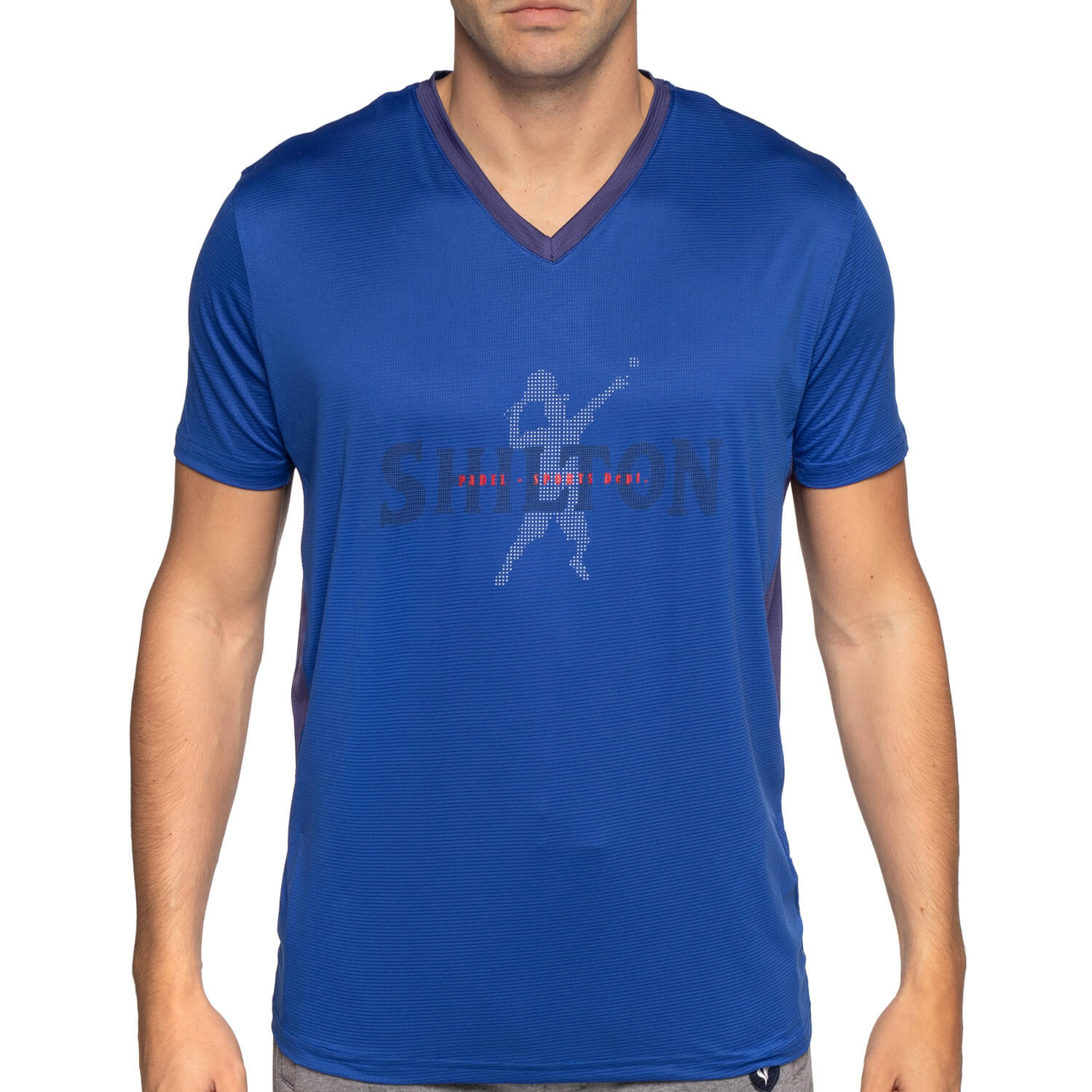 Shilton T-Shirt Rugby Print Tribal - Col Rond Manches Courtes