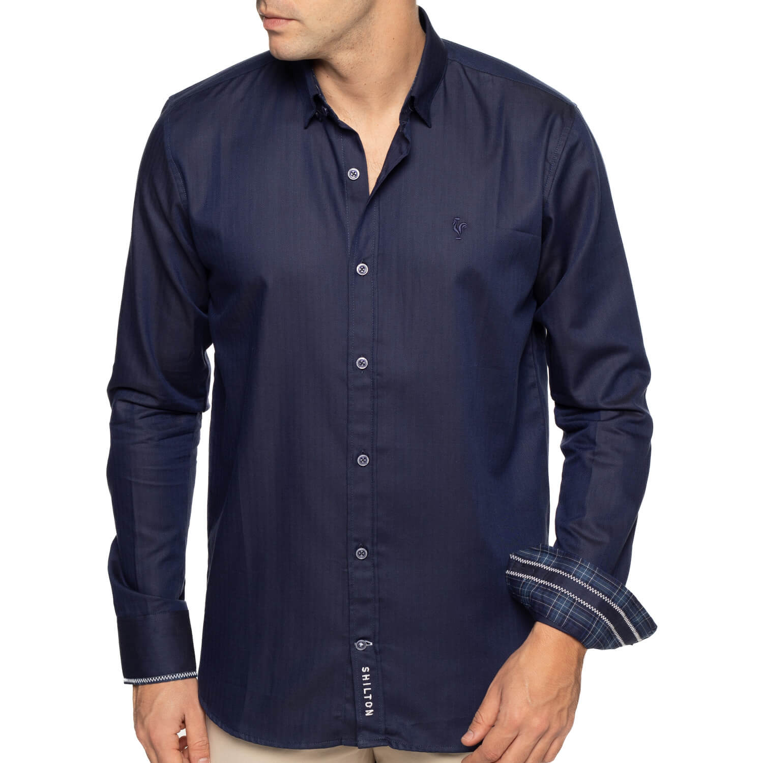Chemise chevron coudières