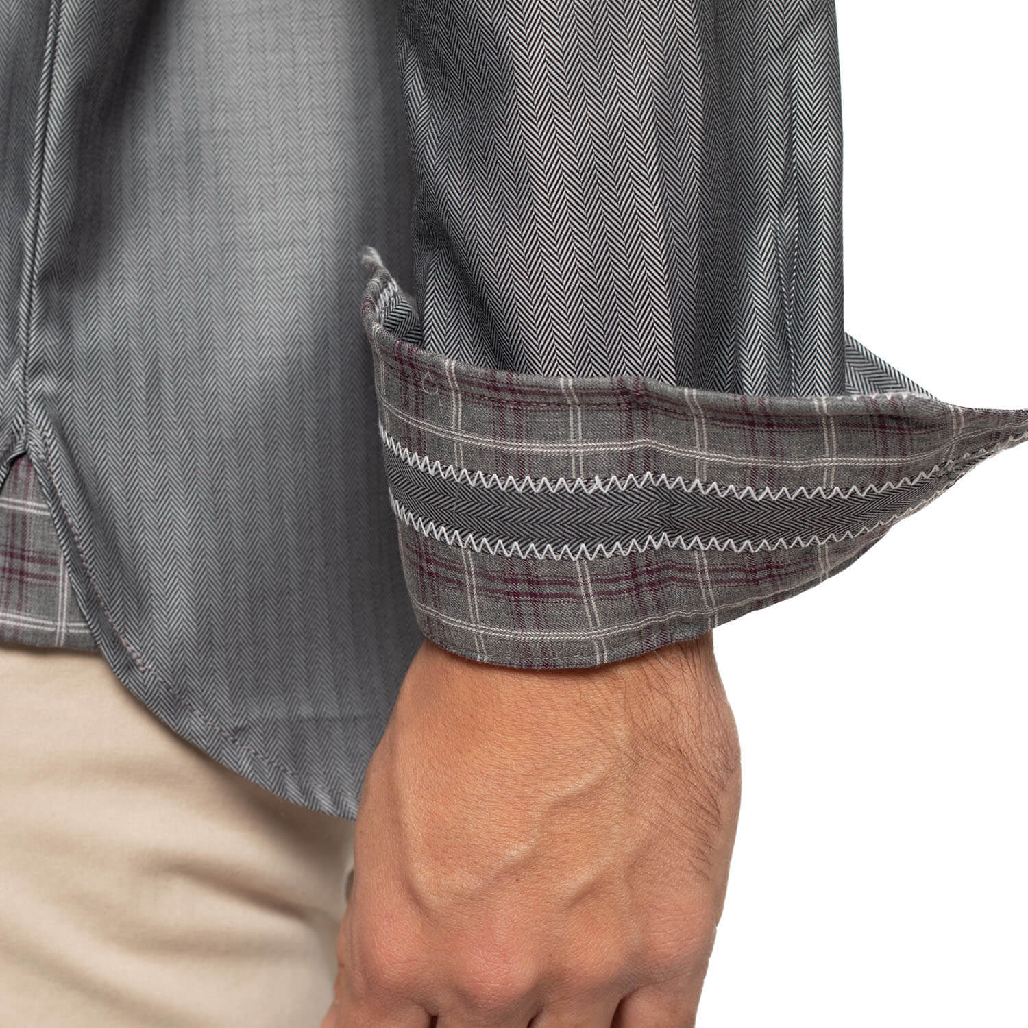 Chemise chevron coudières