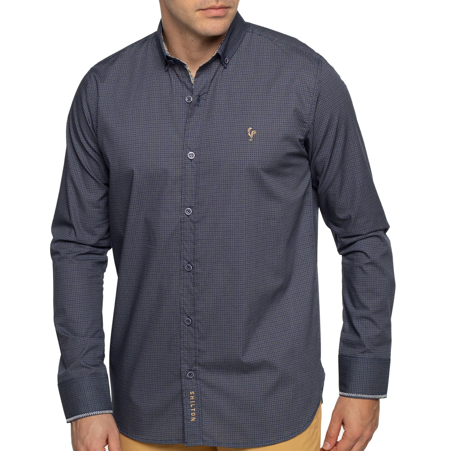 Chemise flower coq