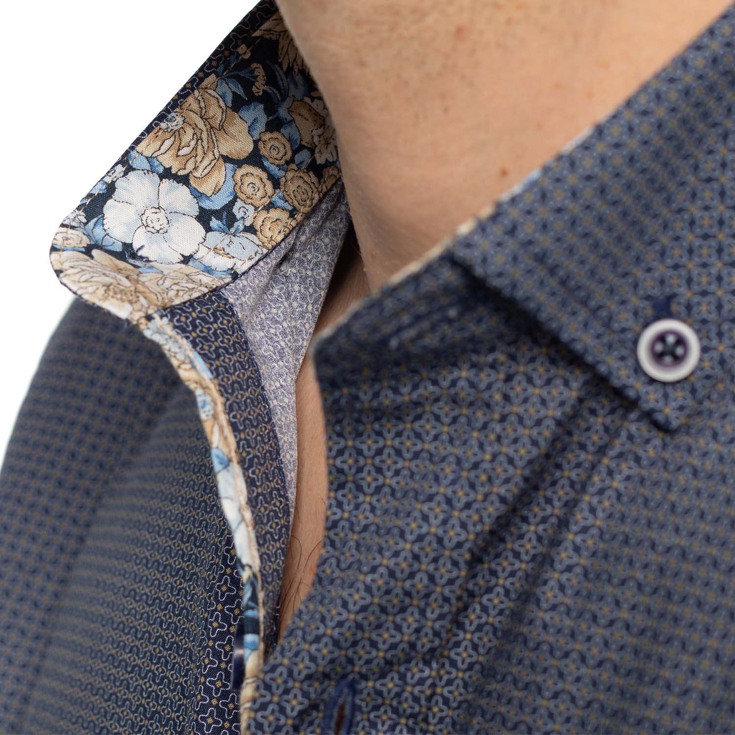 Chemise flower coq