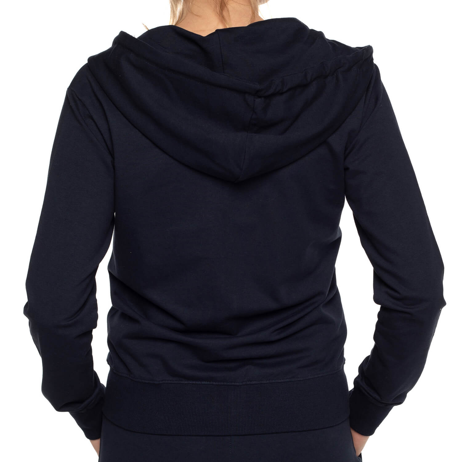 Gilet zippe miss Navy - vu de dos - Shilton