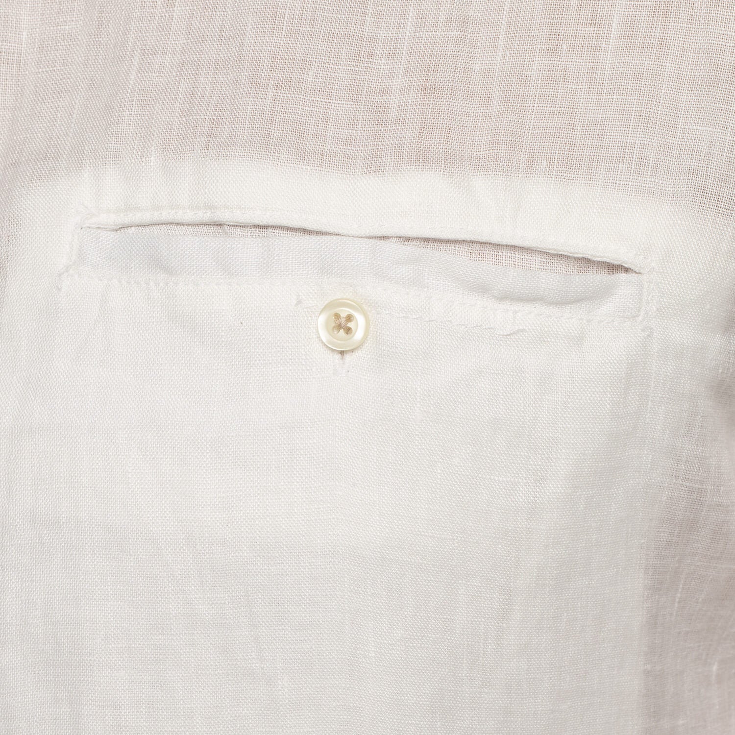 Chemise lin col mao
