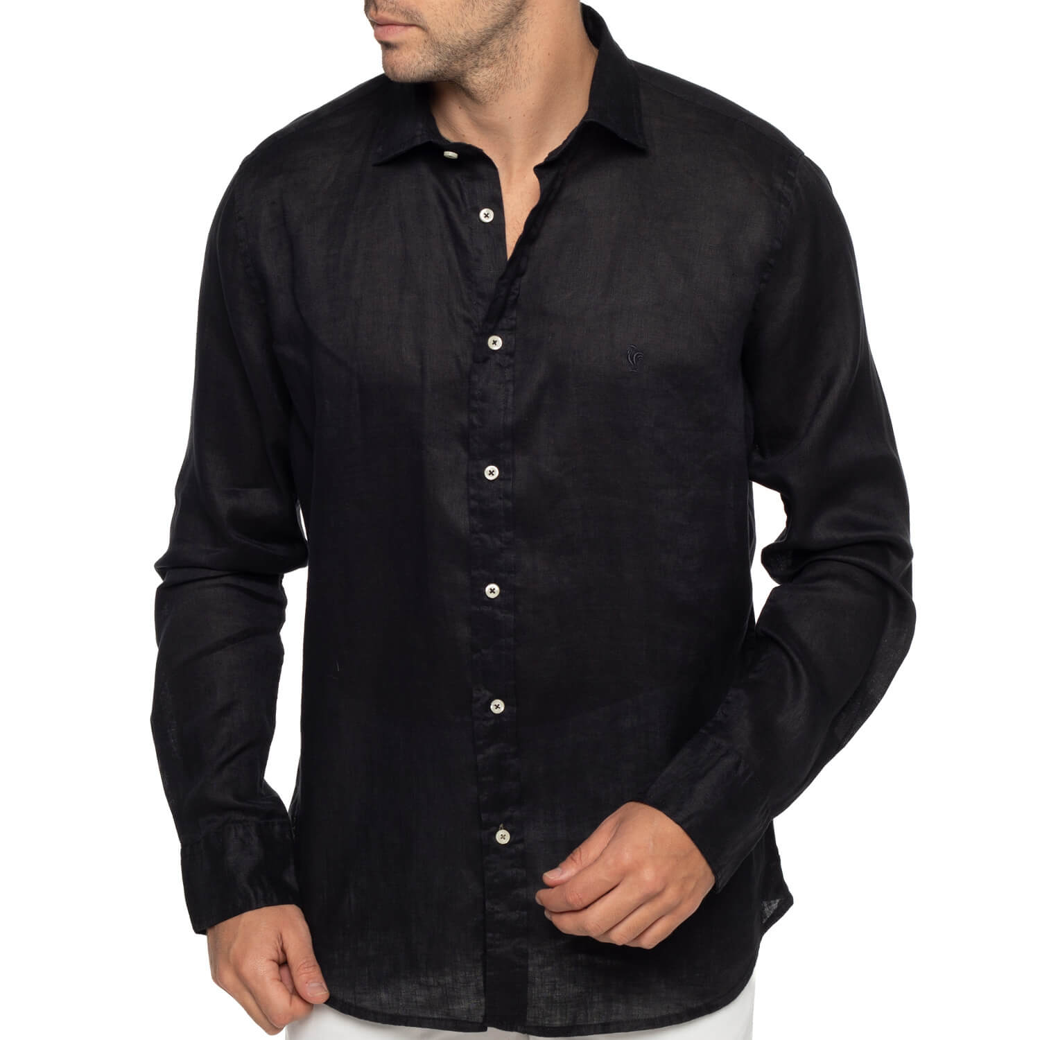 Chemise rugby coq lin
